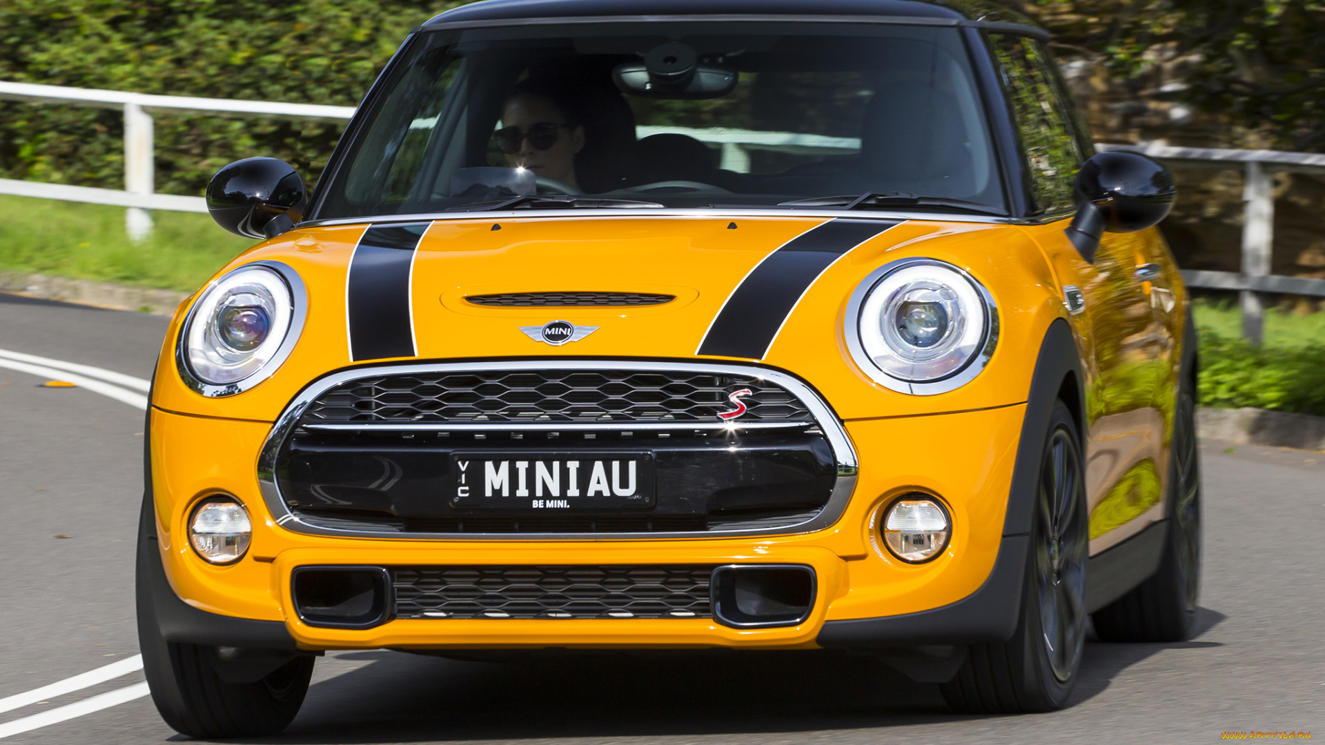 автомобили, mini, au-spec, cooper, s, желтый, 2014г, f56