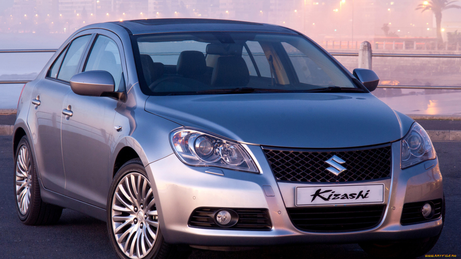 автомобили, suzuki, kizashi, серый, za-spec