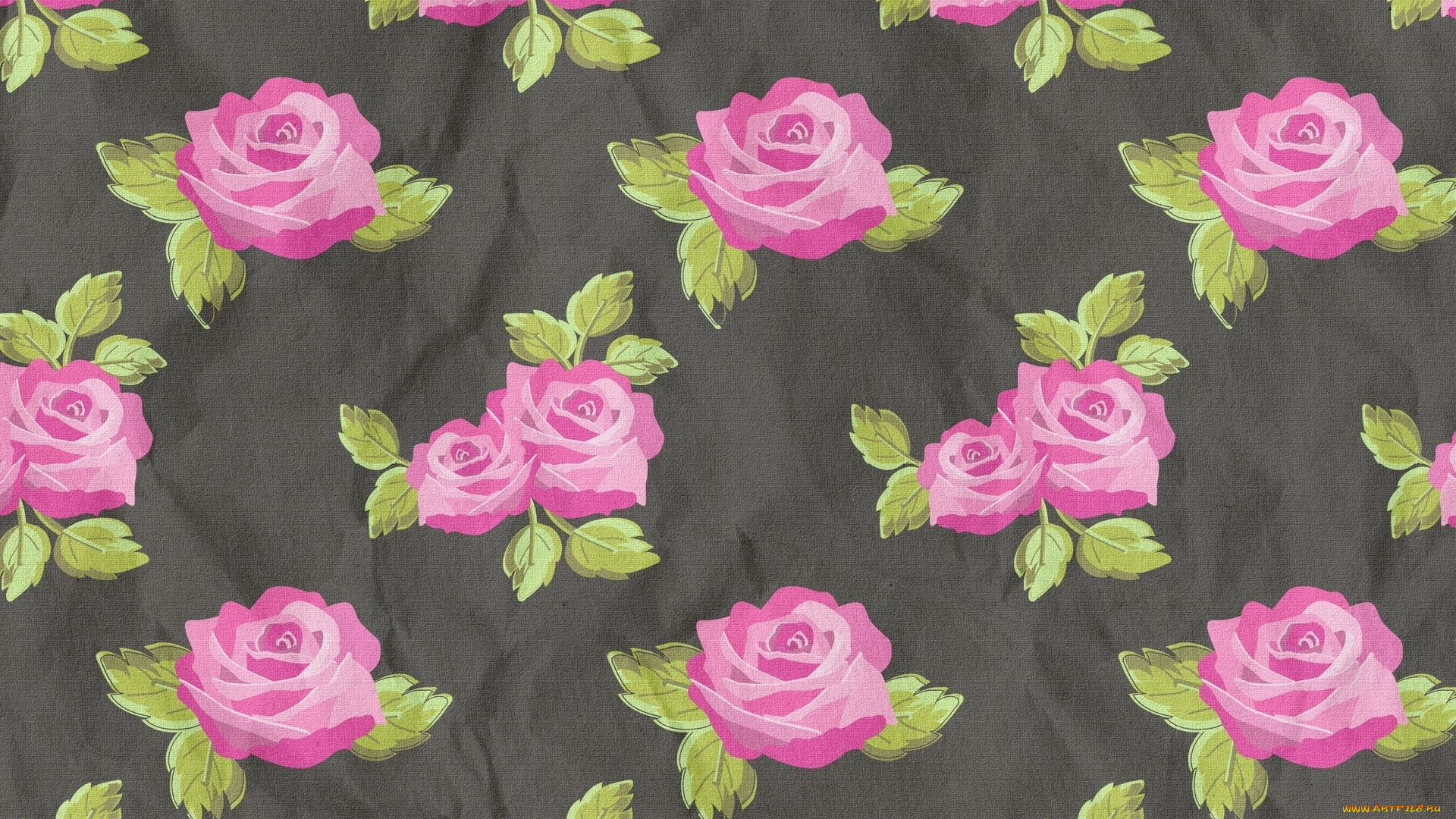 векторная, графика, цветы