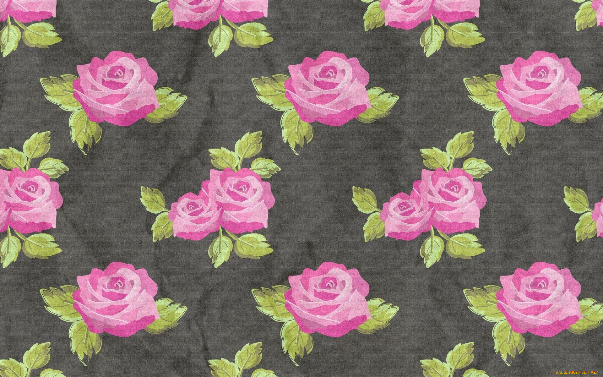 векторная, графика, цветы