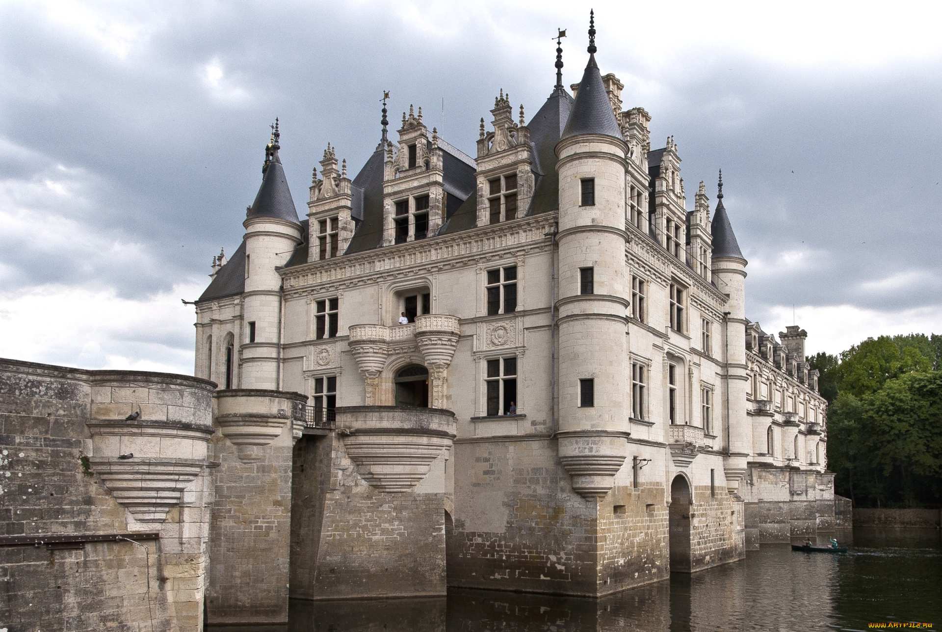 города, замки, франции, шенонсо