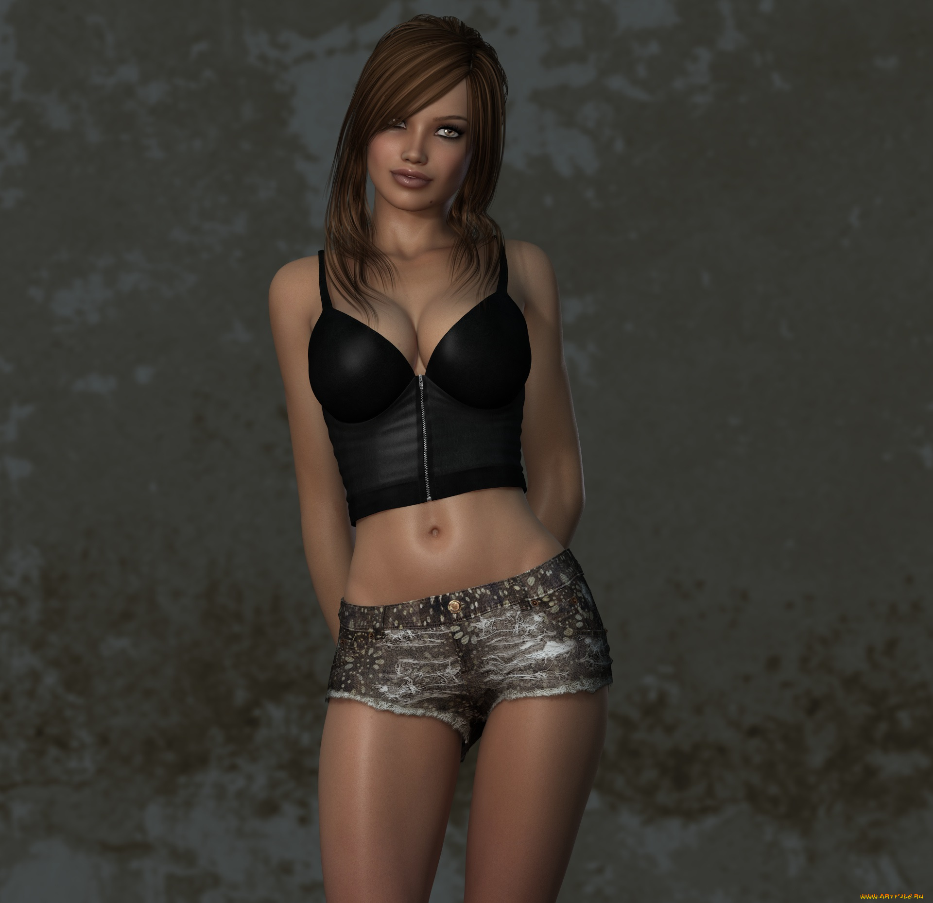 3д, графика, люди, , people, взгляд, девушка