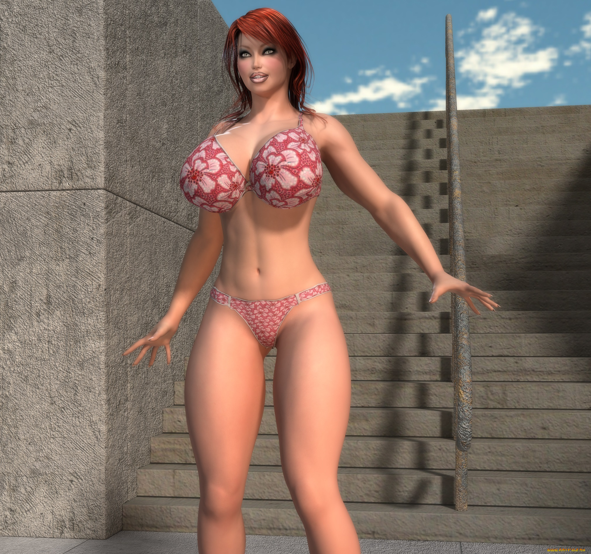 3д, графика, люди, , people, взгляд, девушка