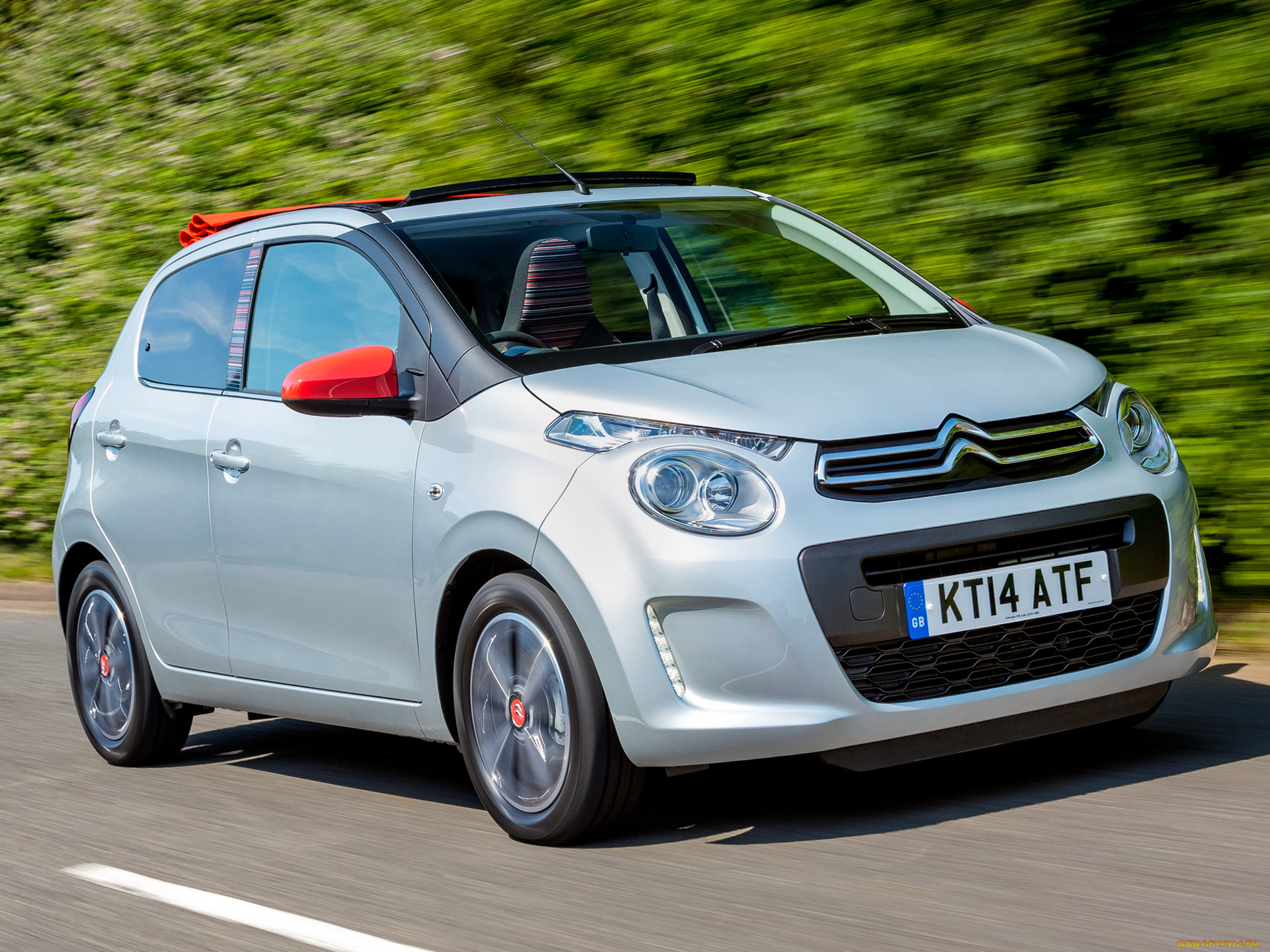 автомобили, citroen, airscape, светлый, 2014г, uk-spec, 5-door, c1, citroеn