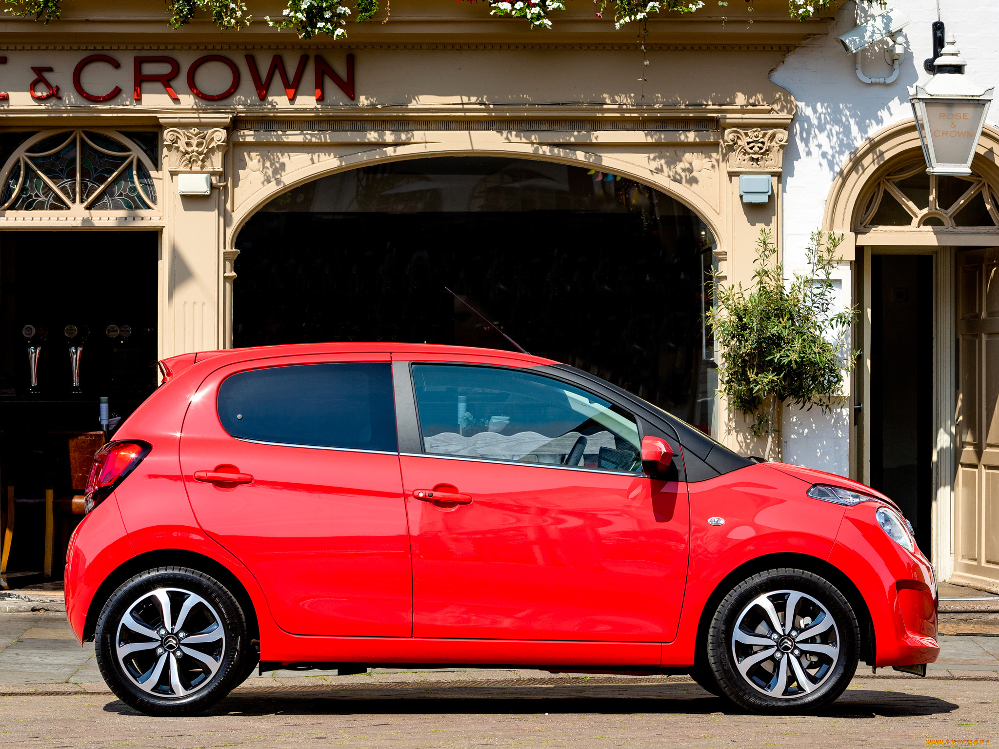 автомобили, citroen, citroеn, 5-door, uk-spec, 2014г, красный, c1