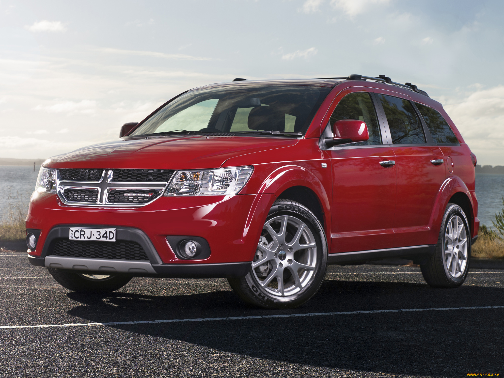 автомобили, dodge, journey, rt, au-spec, красный