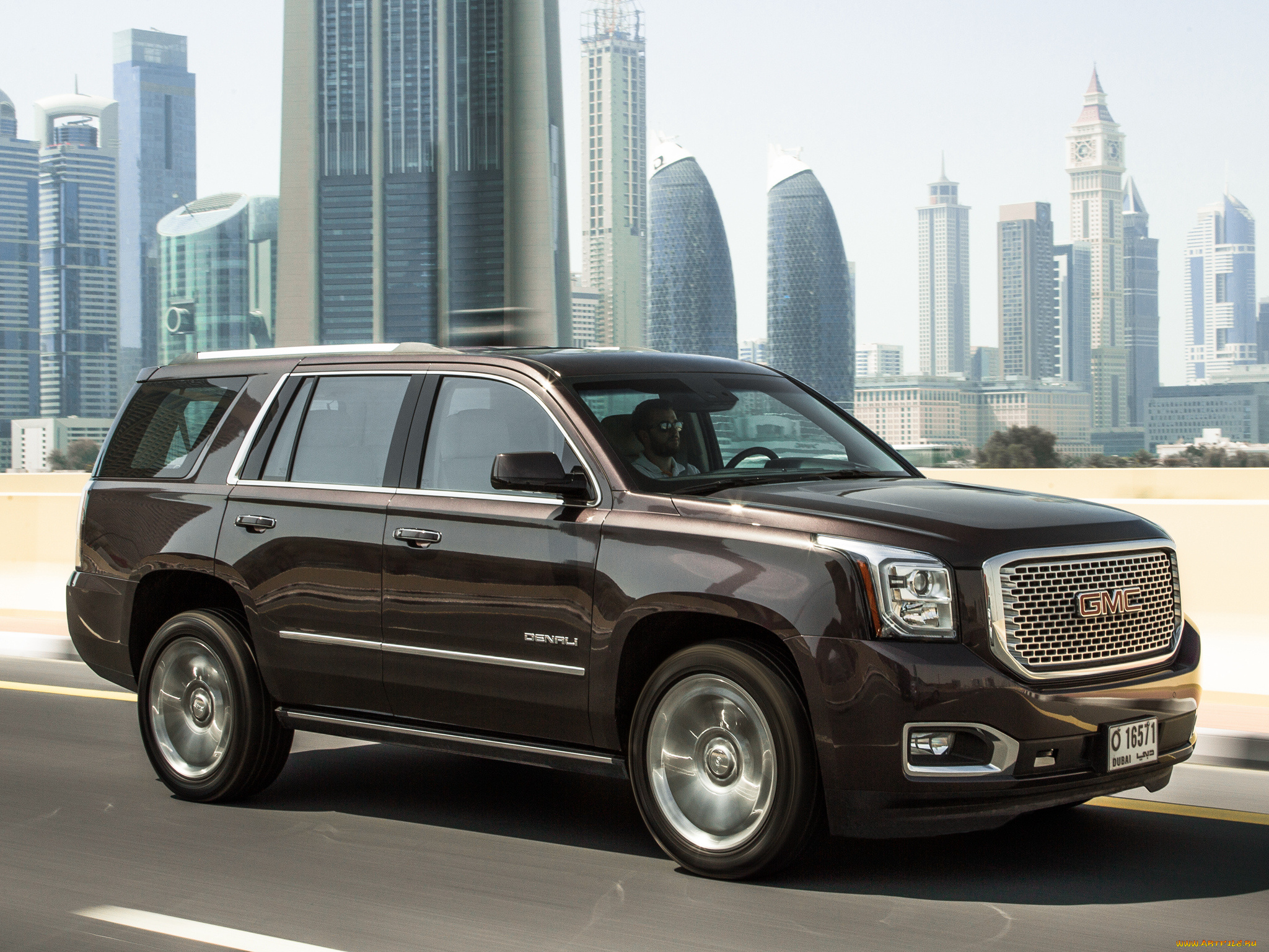 автомобили, gm-gmc, gmc, yukon, denali, 2014, темный