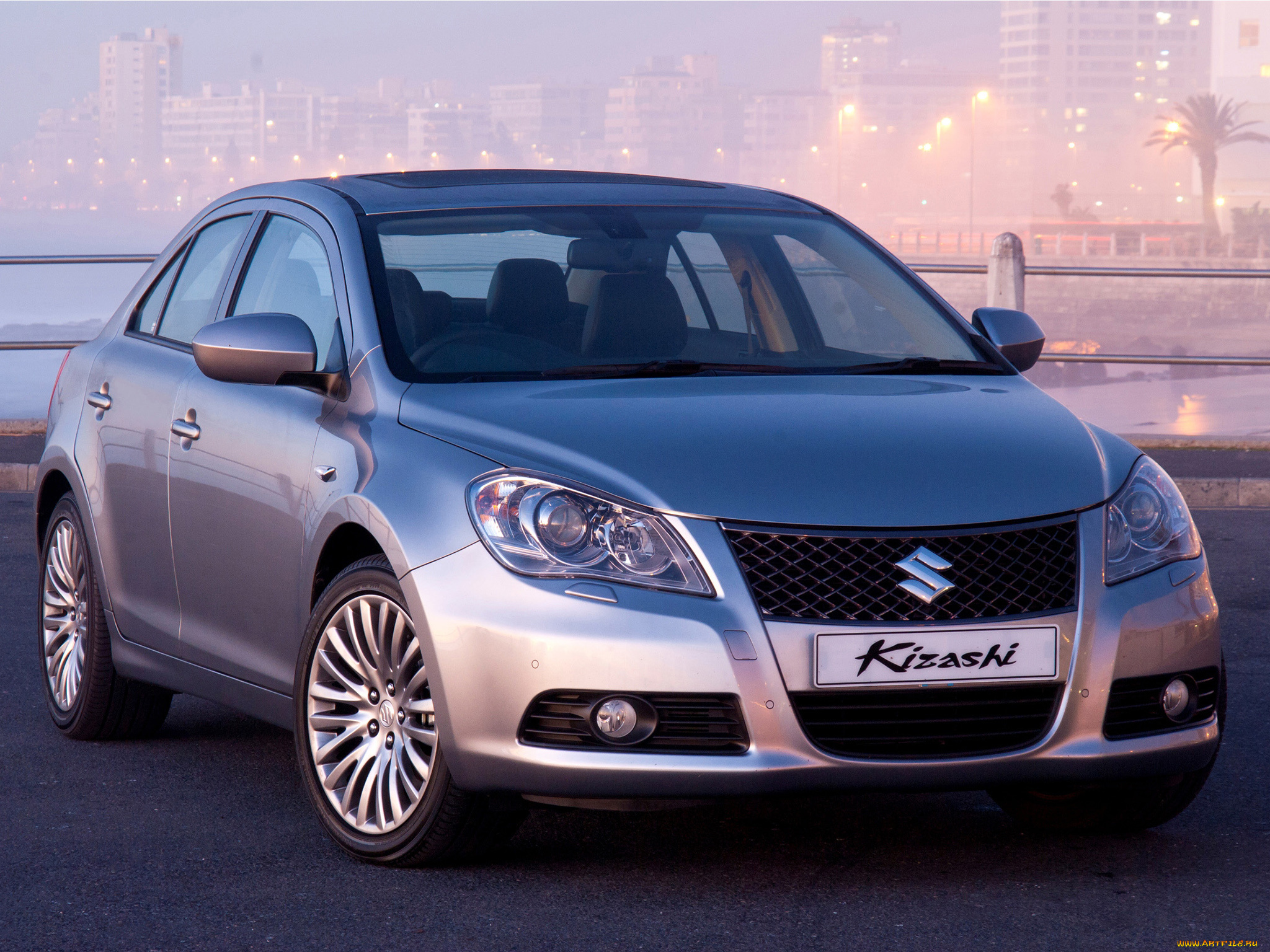 автомобили, suzuki, kizashi, серый, za-spec
