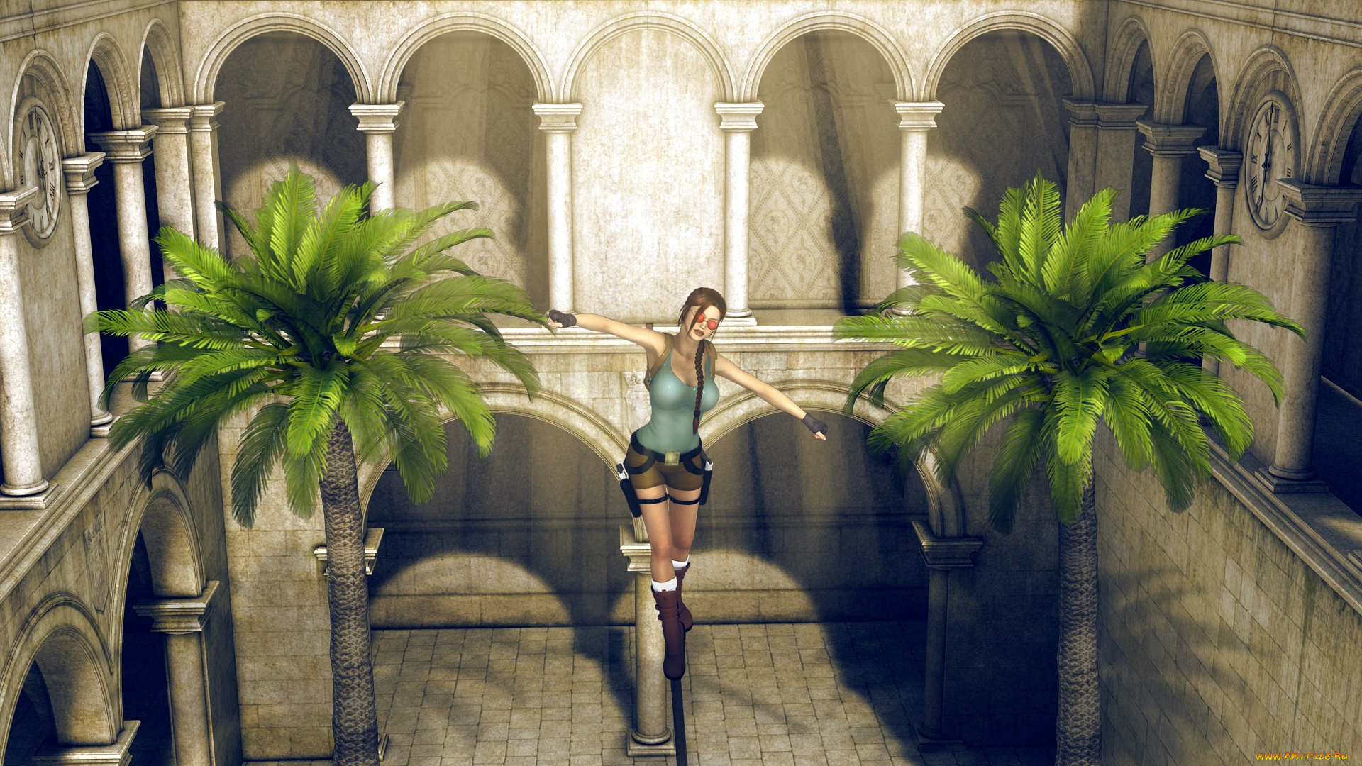 3д, графика, фантазия, , fantasy, девушка, взгляд, фон