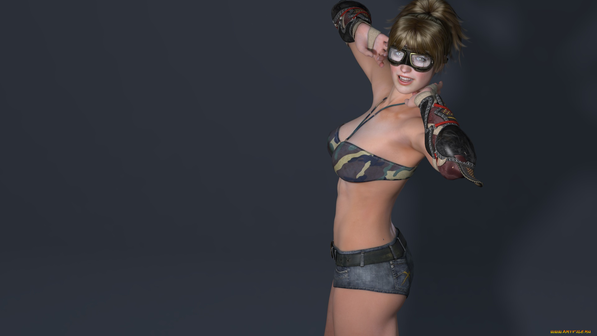 3д, графика, люди, , people, очки, фон, взгляд, девушка