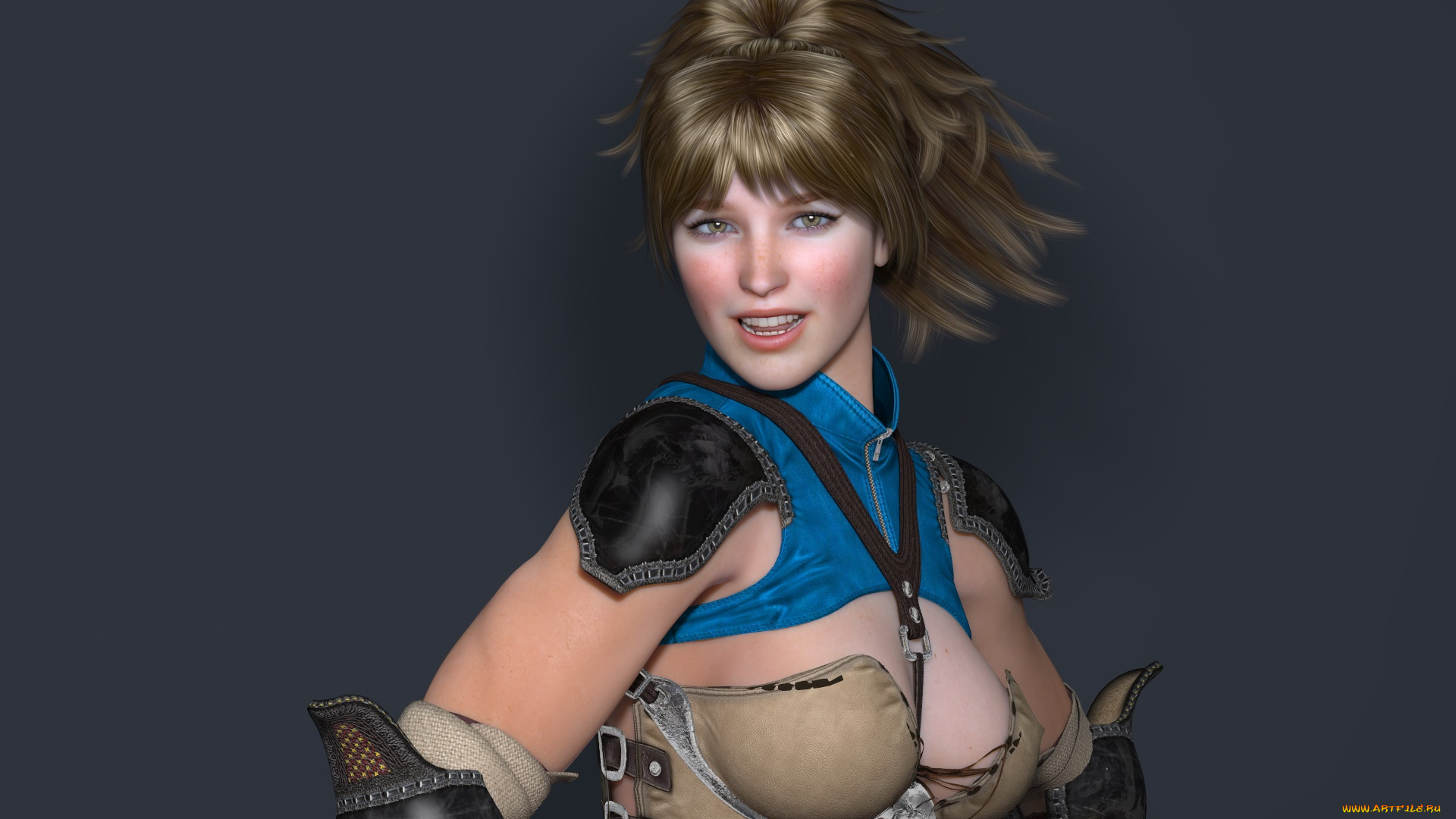 3д, графика, люди, , people, взгляд, фон, улыбка, девушка