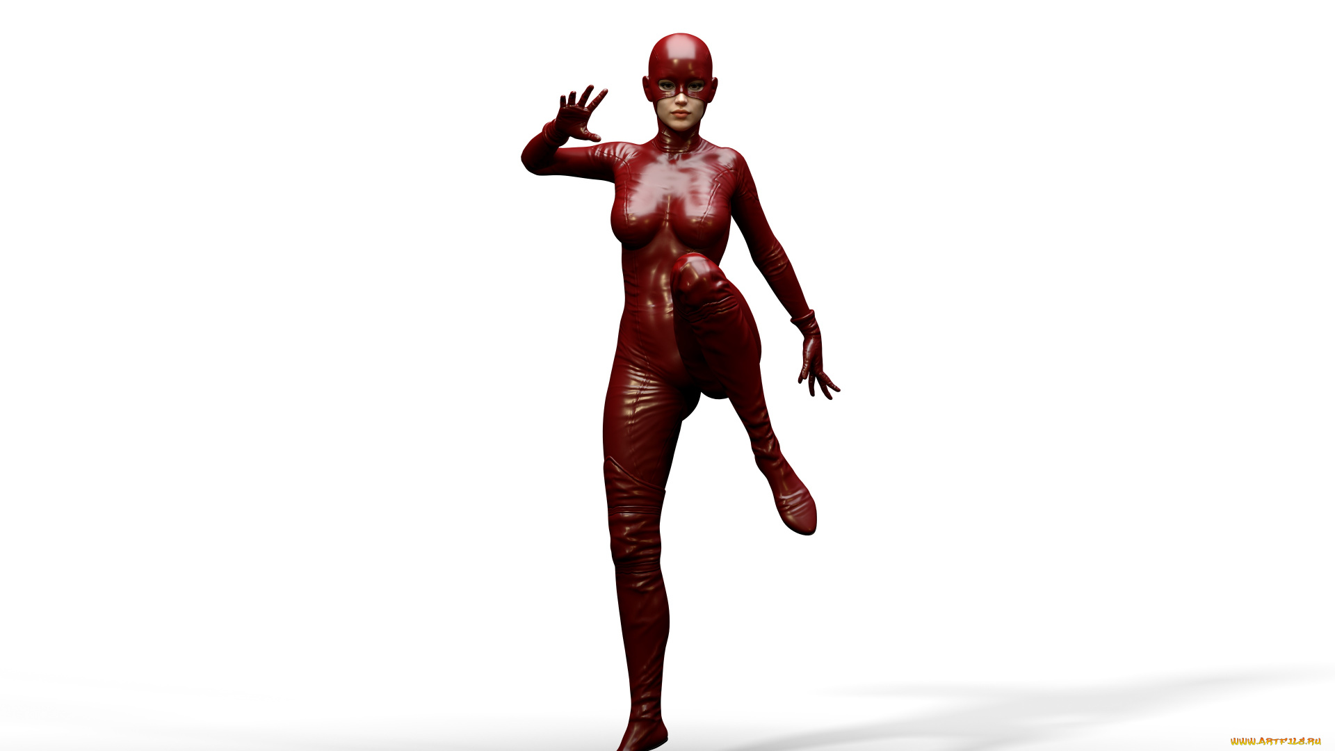 3д, графика, люди, , people, взгляд, поза, латекс, фон, девушка