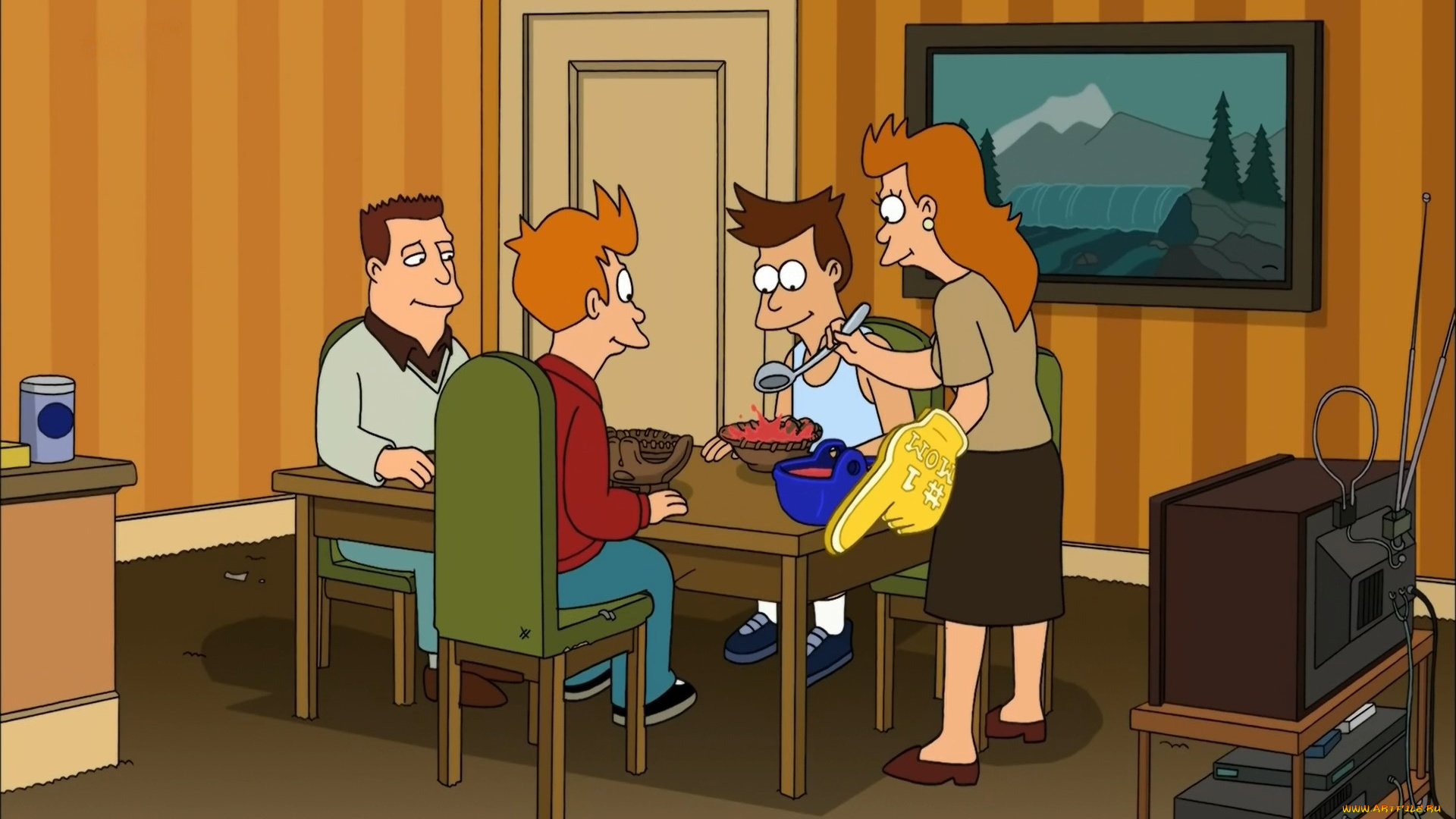 мультфильмы, futurama, персонажи