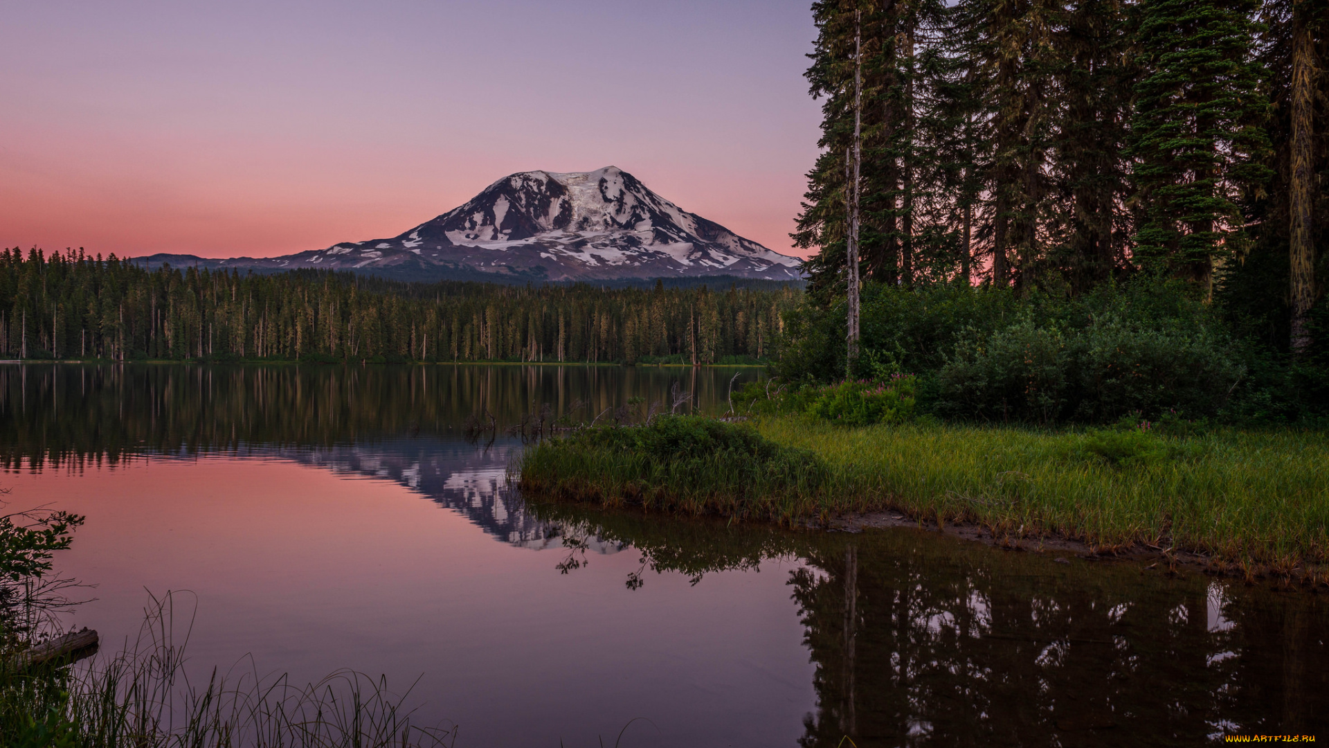 природа, реки, озера, река, лес, горы