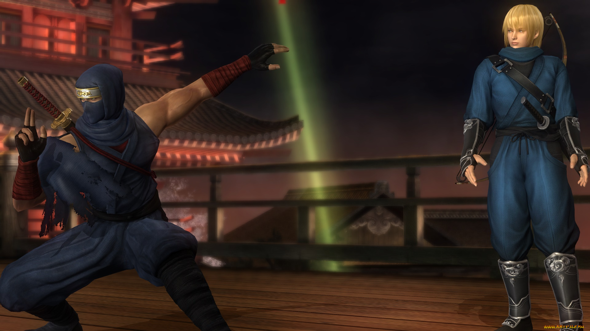 видео, игры, dead, or, alive, 5, девушка, взгляд, фон, ниндзя