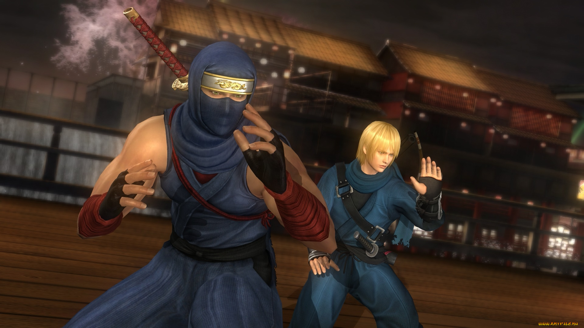 видео, игры, dead, or, alive, 5, ниндзя, фон, взгляд, девушка