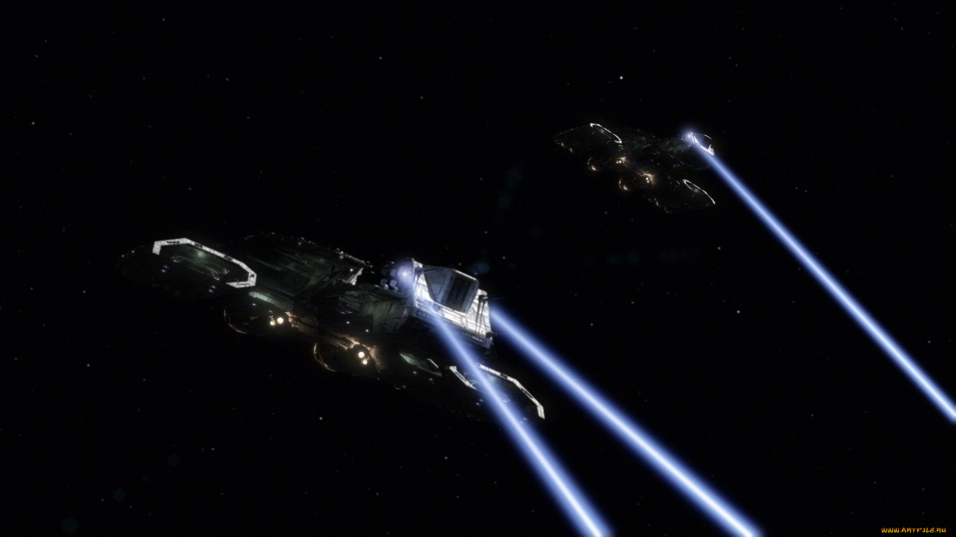 видео, игры, stargate, worlds, космические, корабли, лучи, темень, пространство, космос