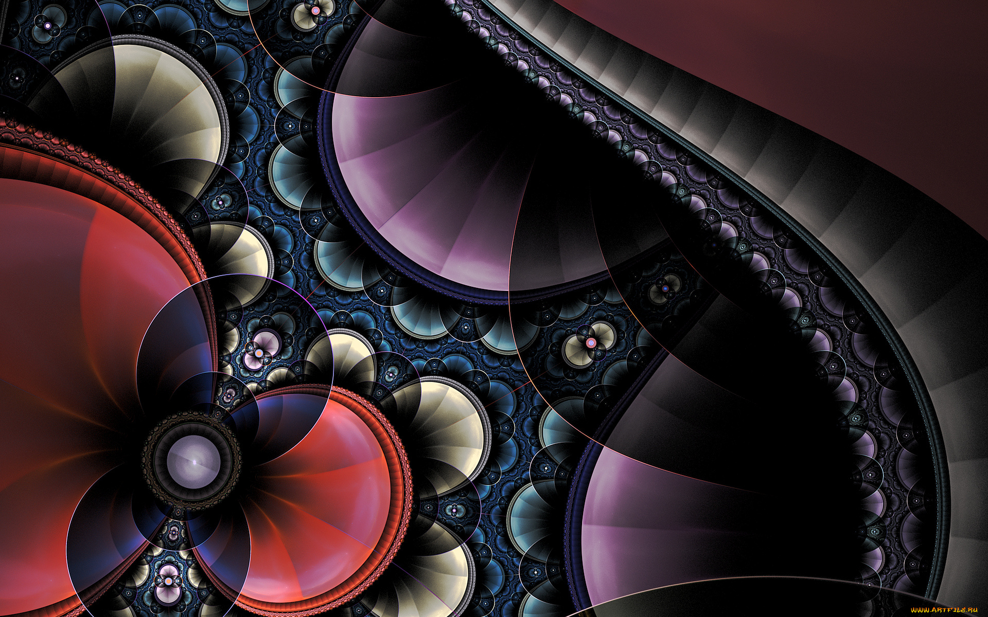 3д, графика, фракталы, , fractal, цвета, узор, фон