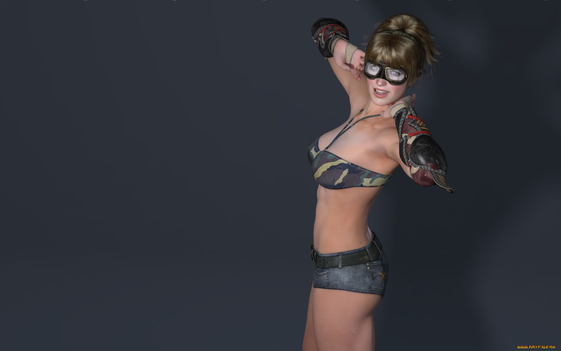 3д, графика, люди, , people, очки, фон, взгляд, девушка