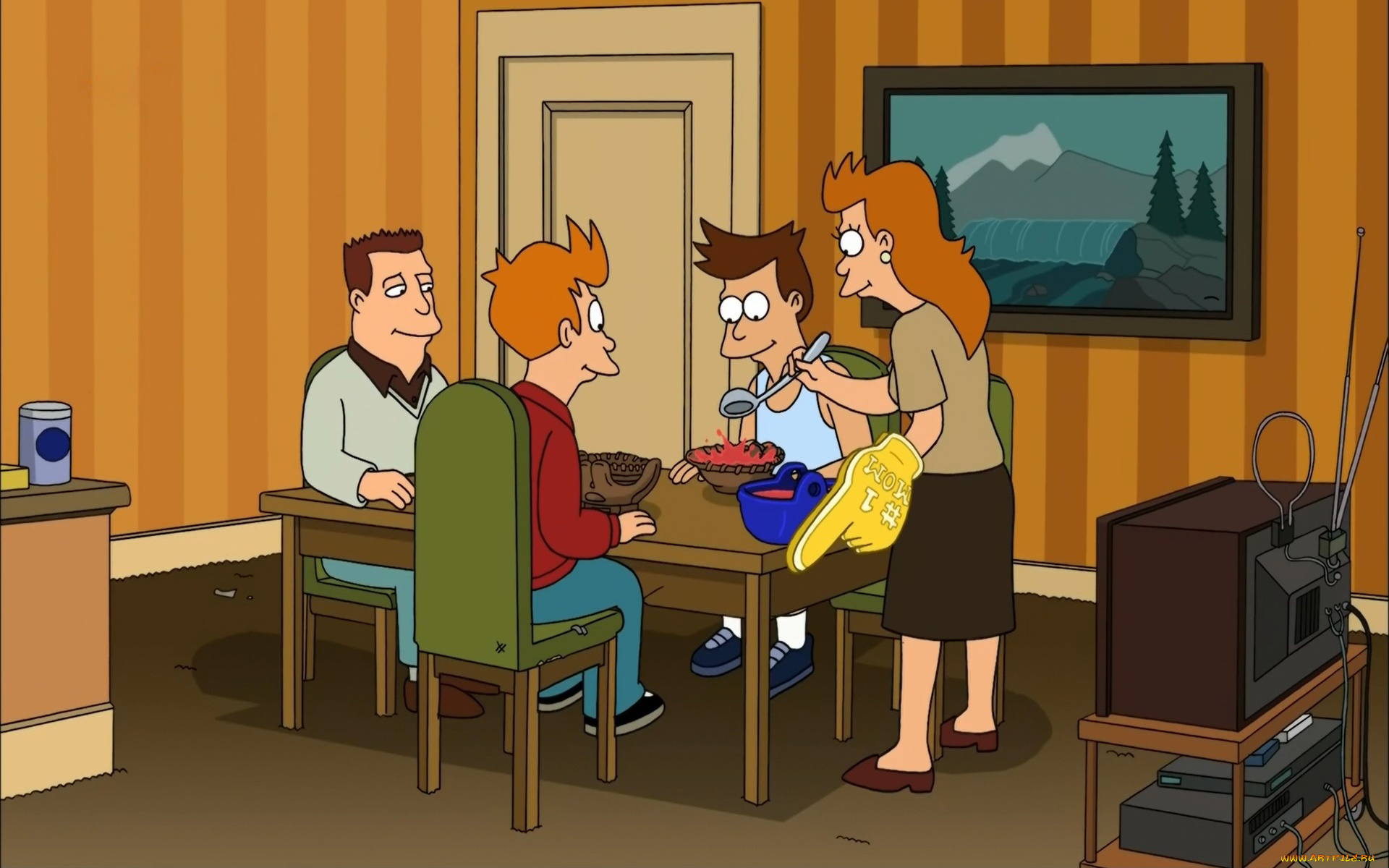 мультфильмы, futurama, персонажи