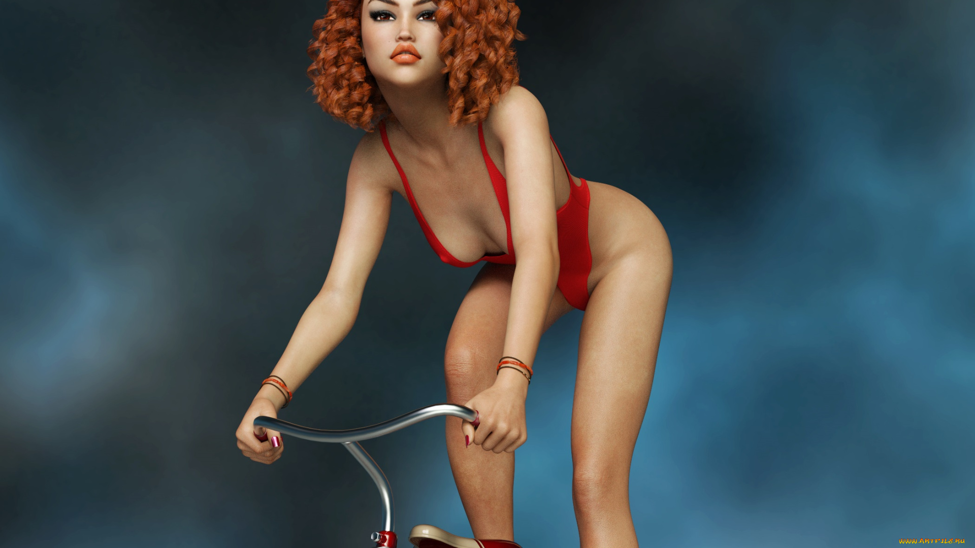 3д, графика, люди, , people, девушка, фон, взгляд