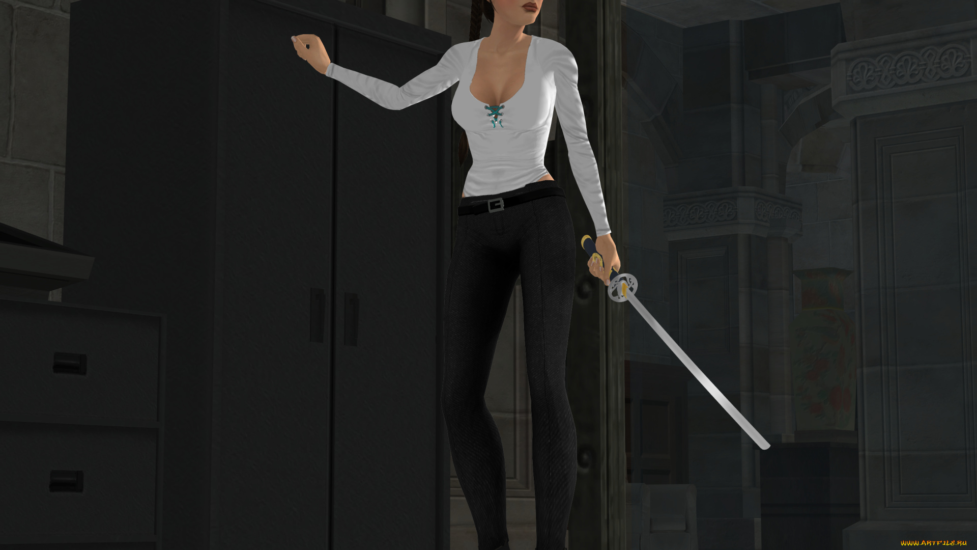 3д, графика, люди, , people, фон, взгляд, девушка