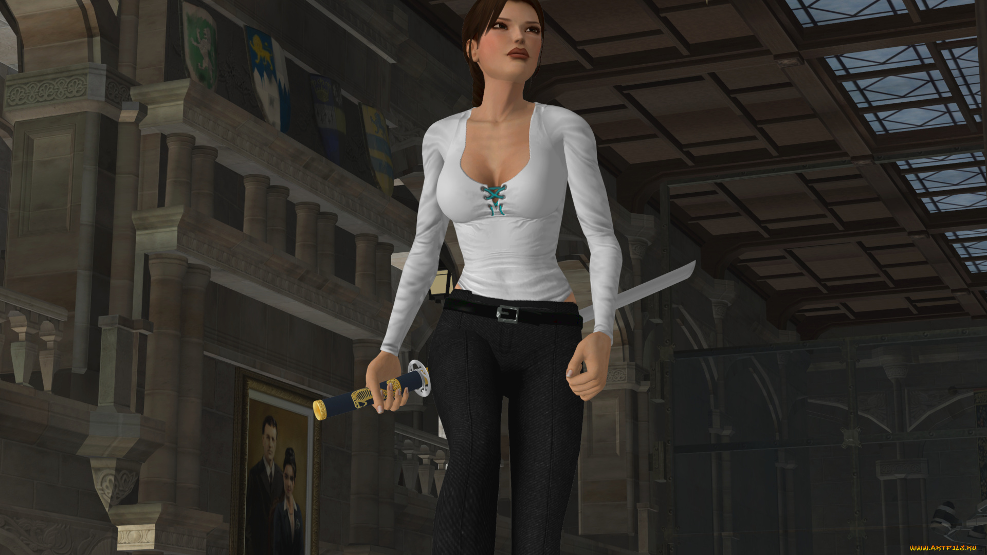 3д, графика, люди, , people, фон, взгляд, девушка