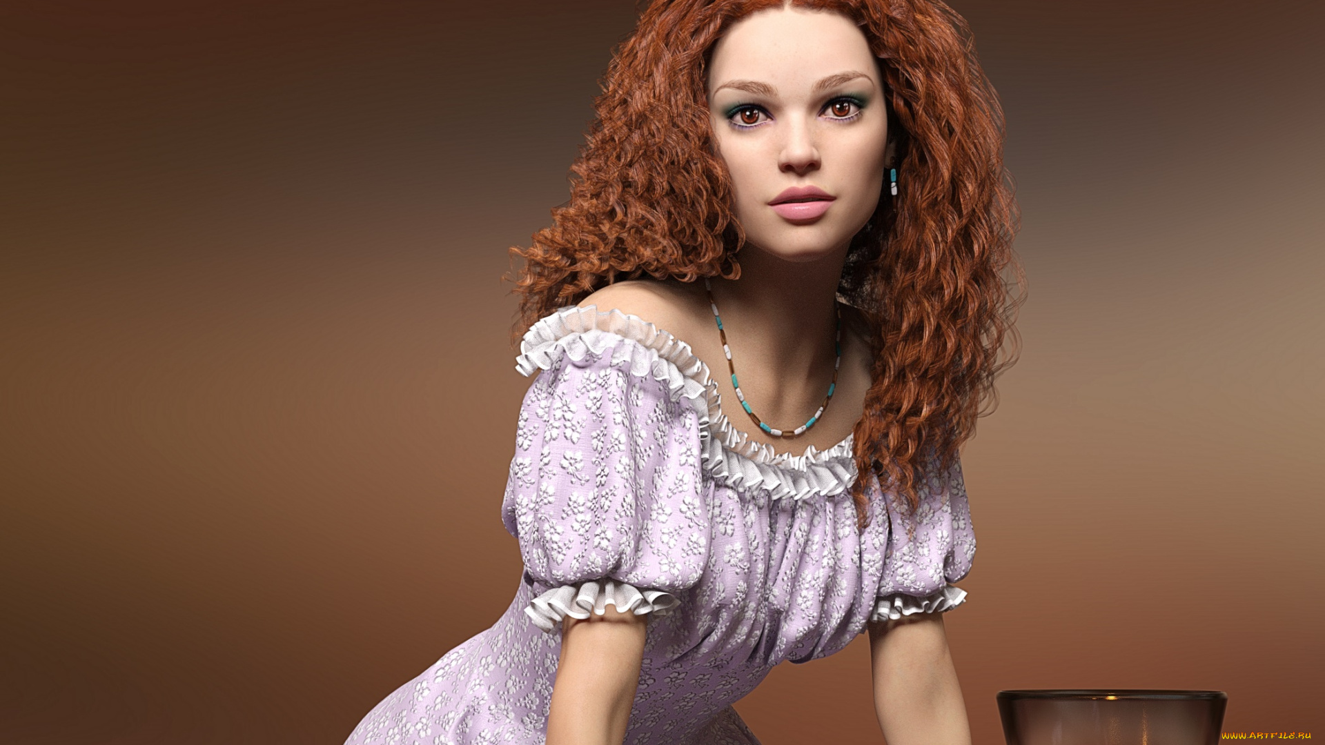 3д, графика, люди, , people, фон, взгляд, девушка