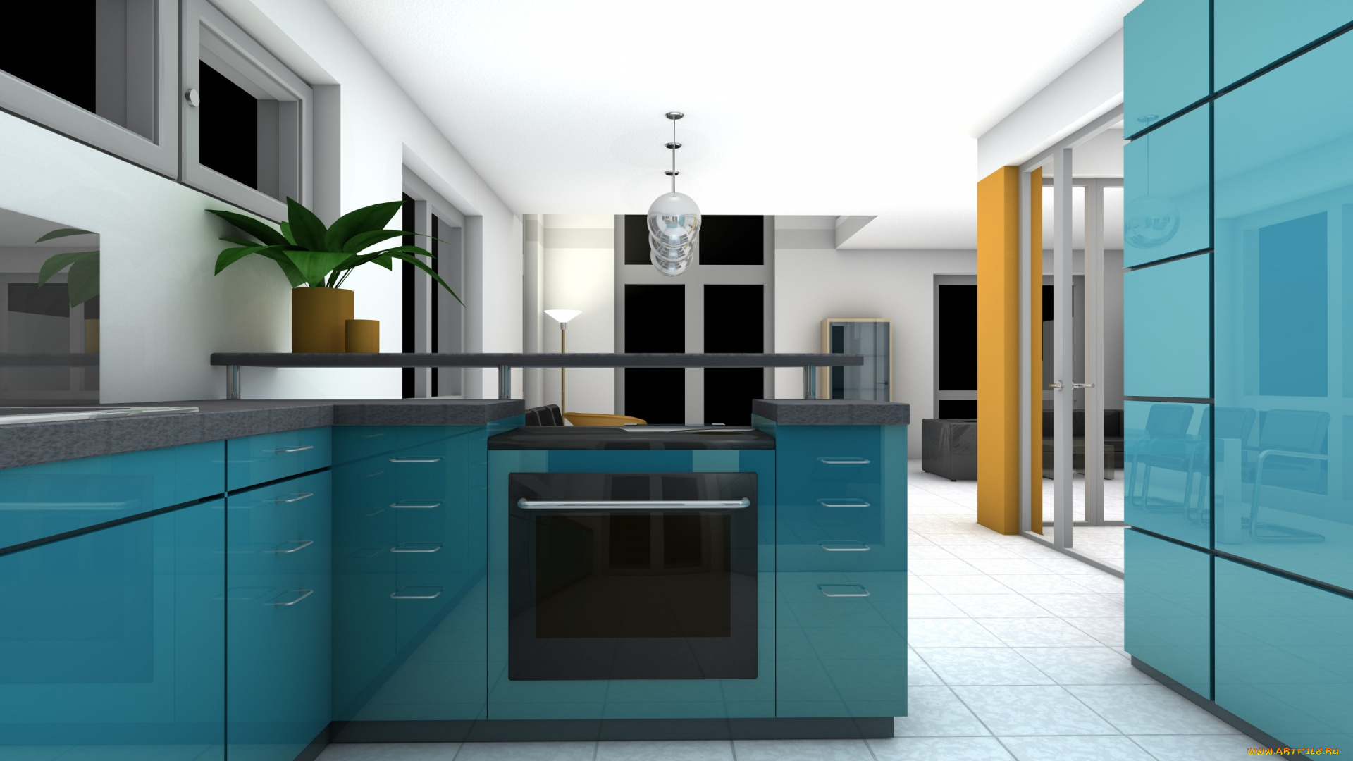 3д, графика, реализм, , realism, комната