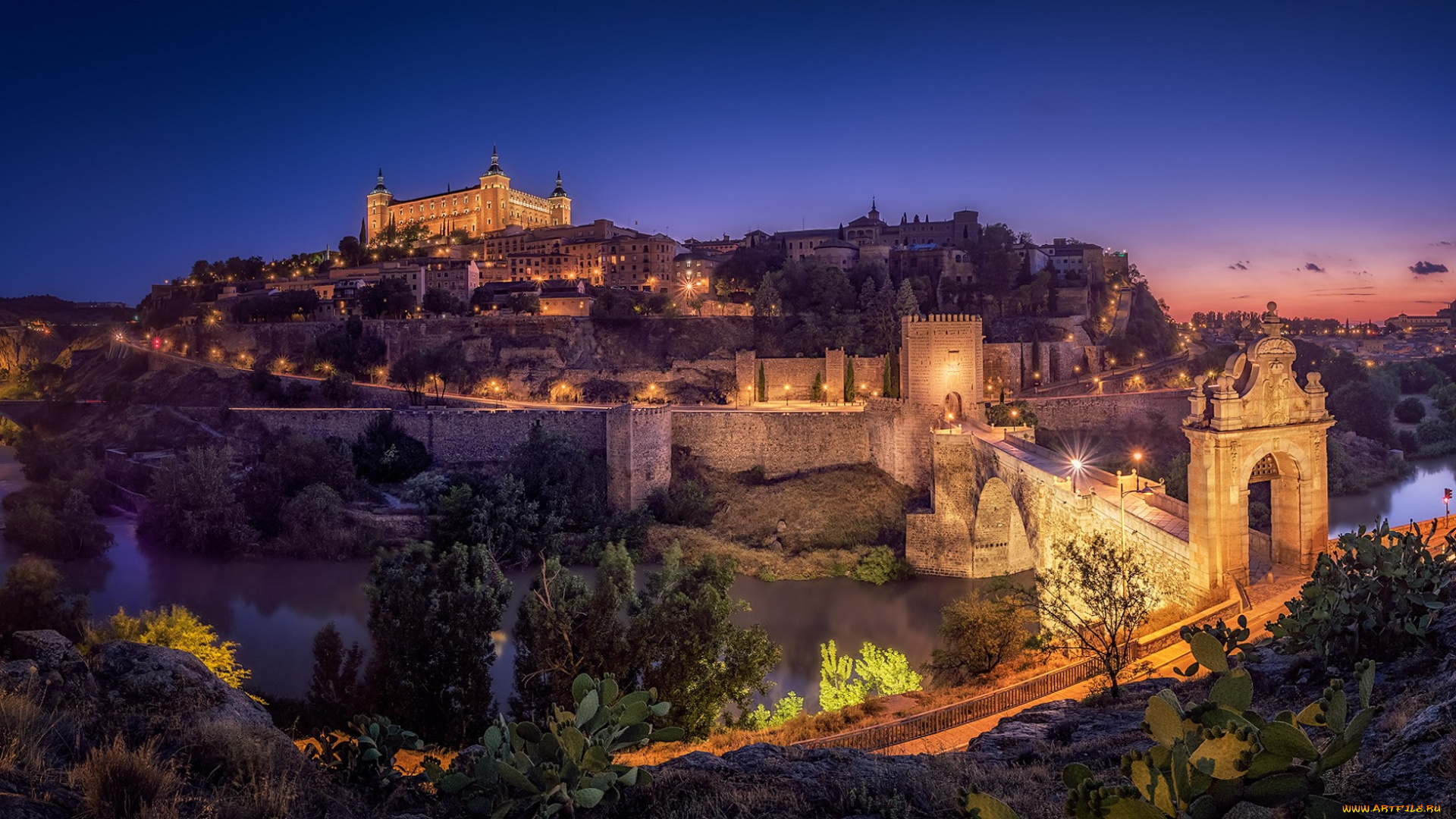 города, толедо, , испания, простор