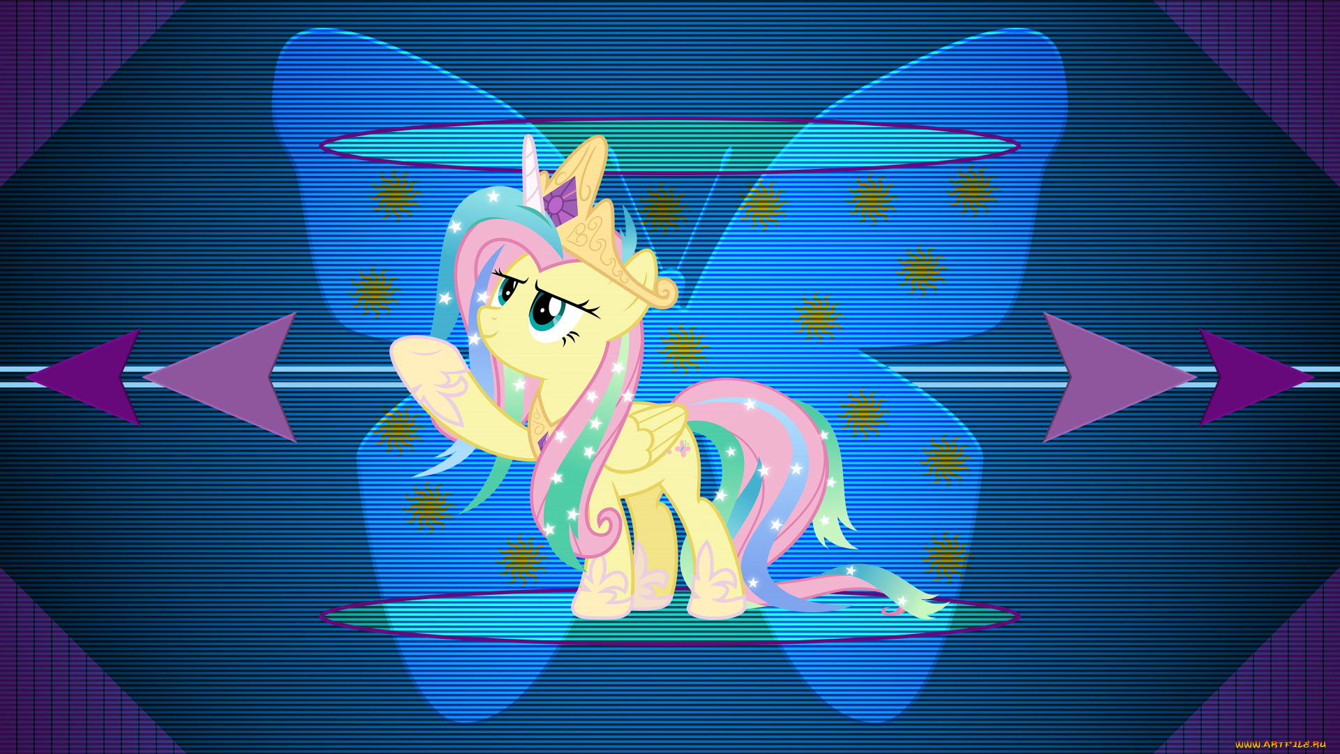 мультфильмы, my, little, pony, пони, фон