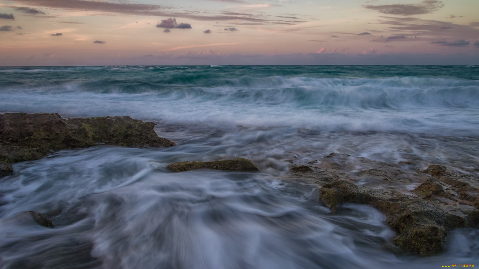 природа, побережье, простор