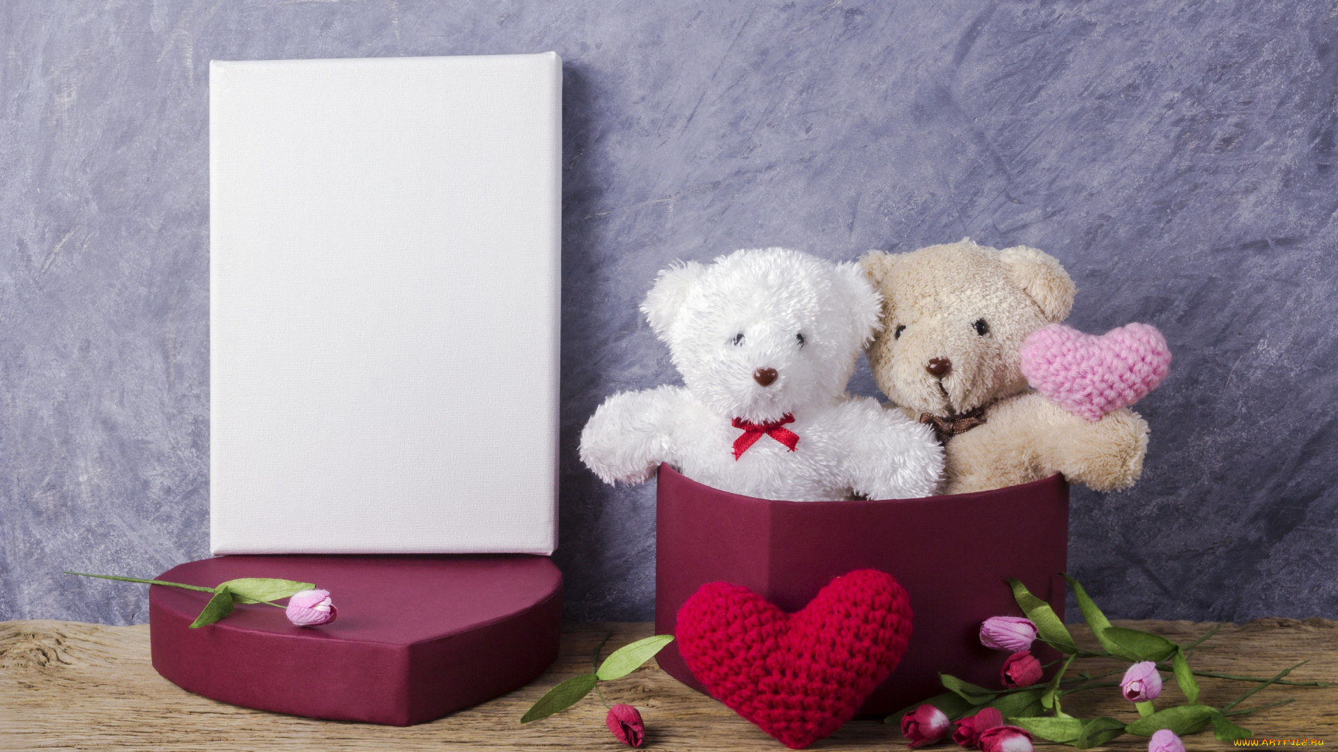 разное, игрушки, розовые, gift, сердце, pink, tulips, valentine's, day, bear, тюльпаны, romantic, cute, love, любовь, wood, мишка, цветы, игрушка, teddy, flowers, подарок, heart