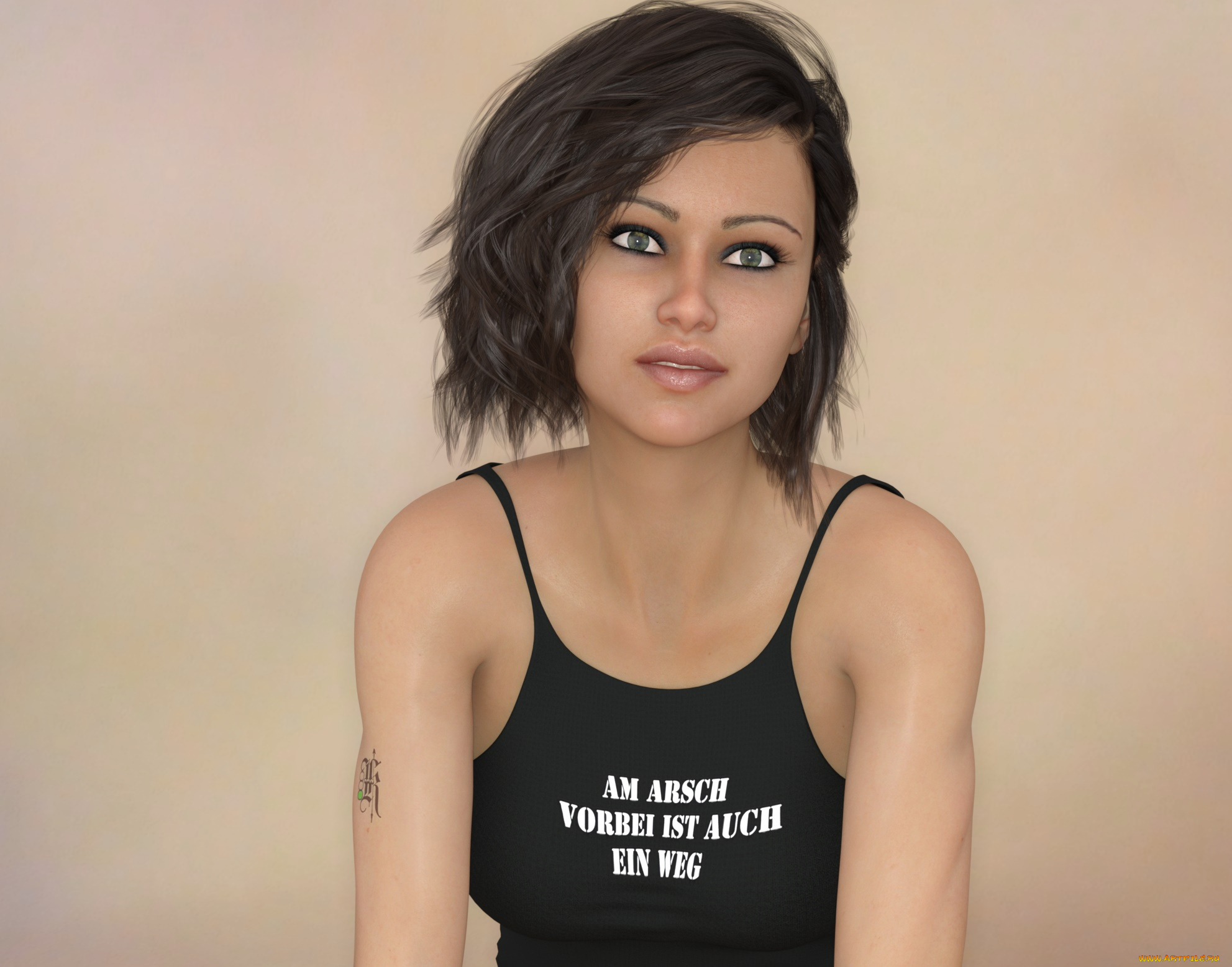 3д, графика, люди, , people, фон, взгляд, девушка