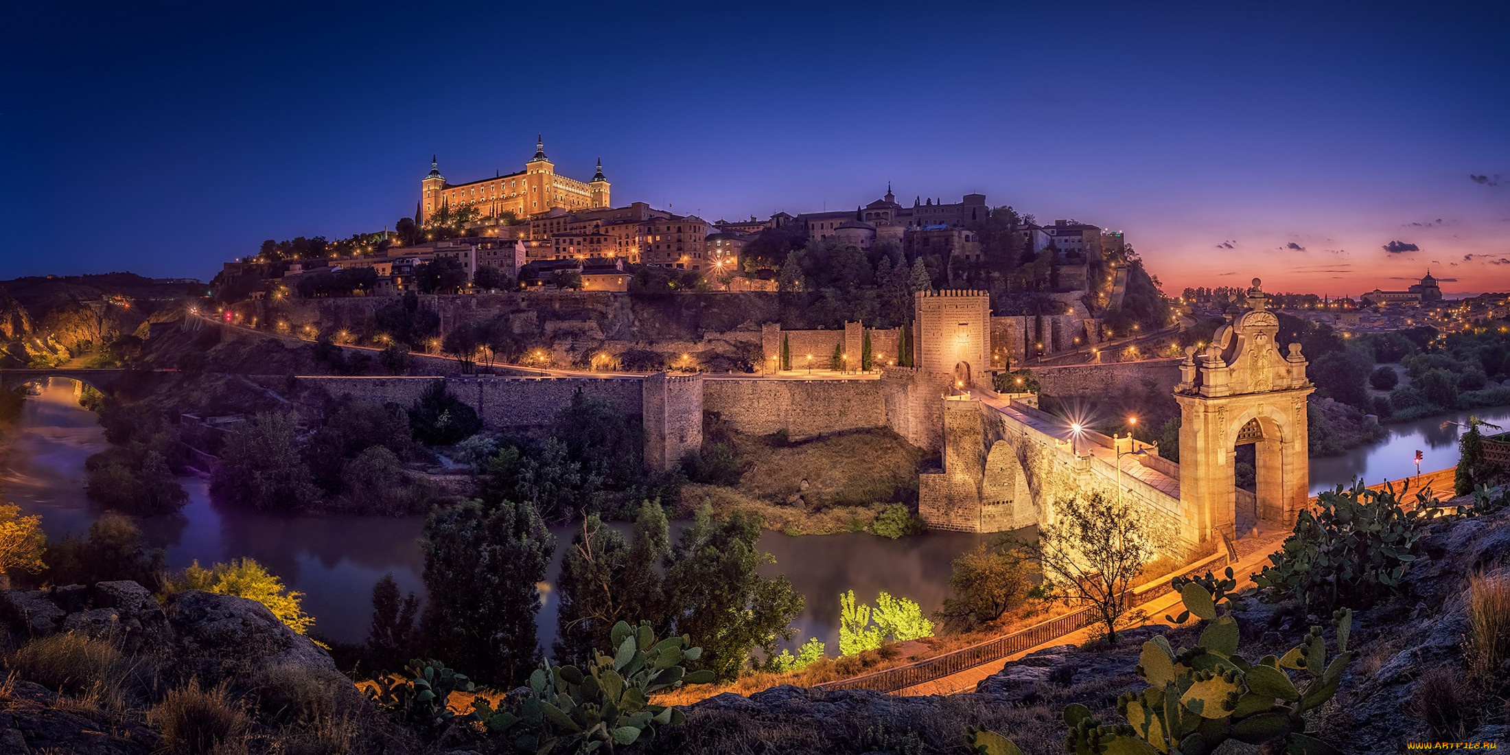 города, толедо, , испания, простор