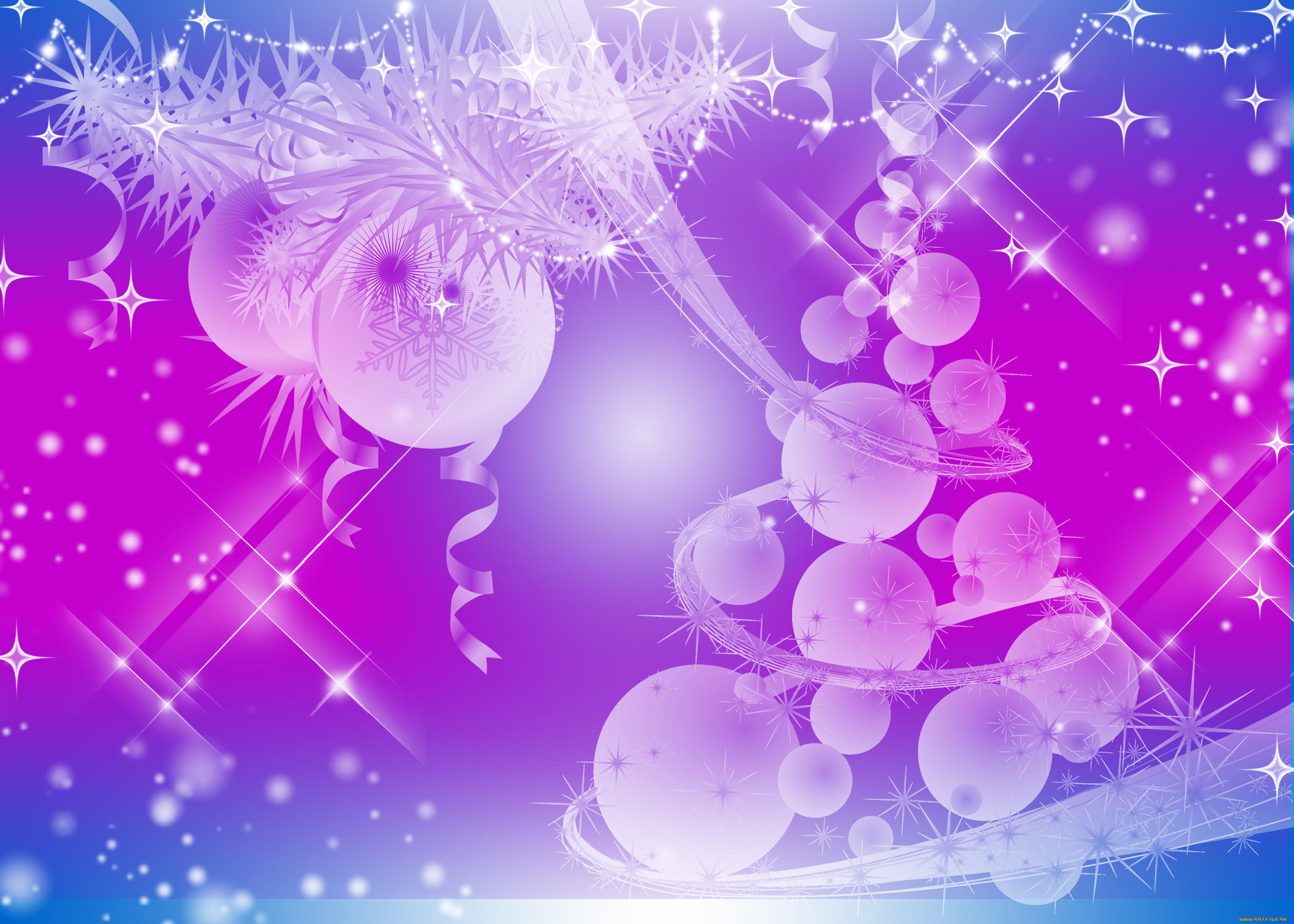 праздничные, векторная, графика, , новый, год, фон, шары