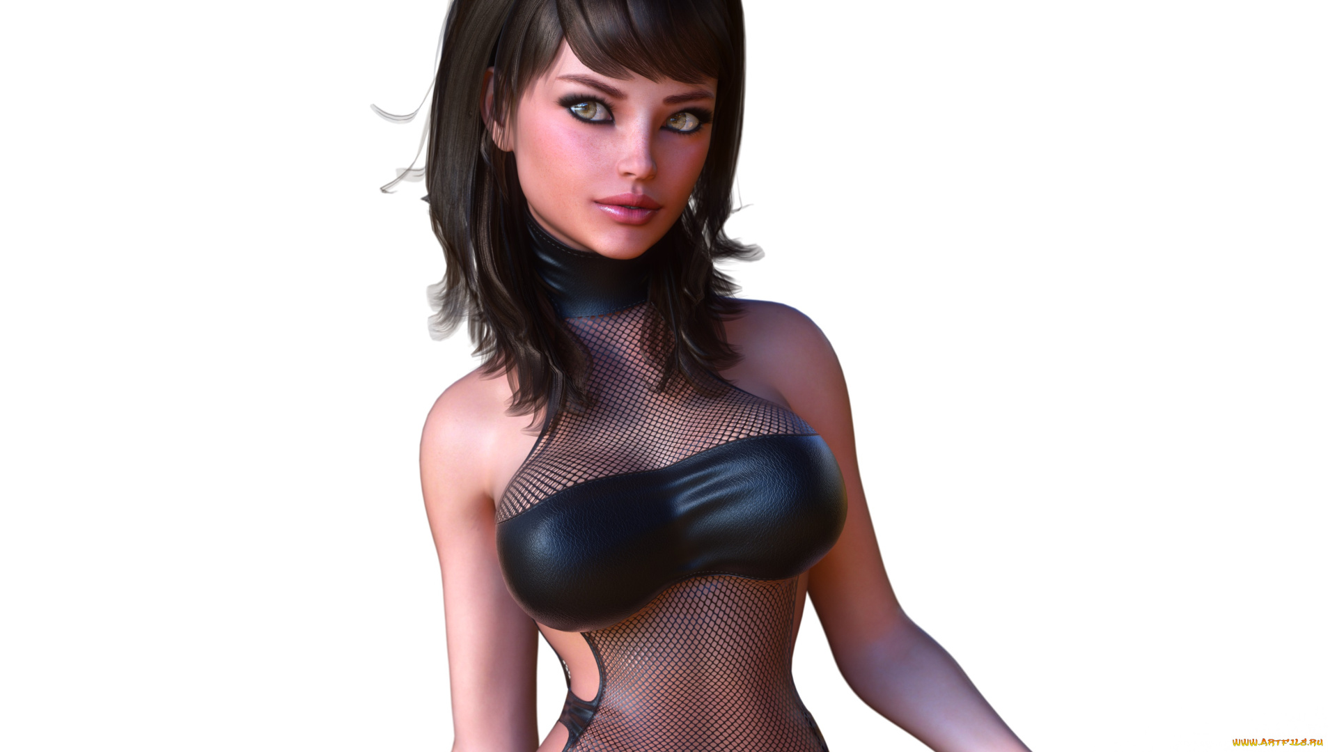 3д, графика, люди, , people, фон, взгляд, девушка