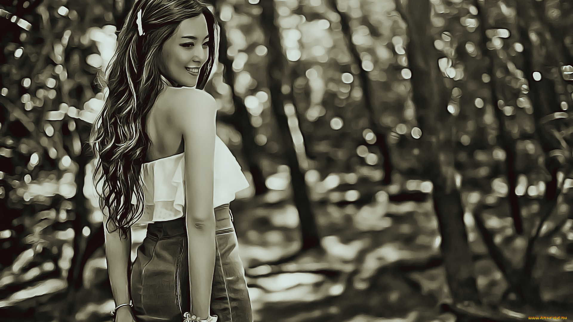 календари, компьютерный, дизайн, calendar, 2019, женщина, природа, девушка, поза, улыбка