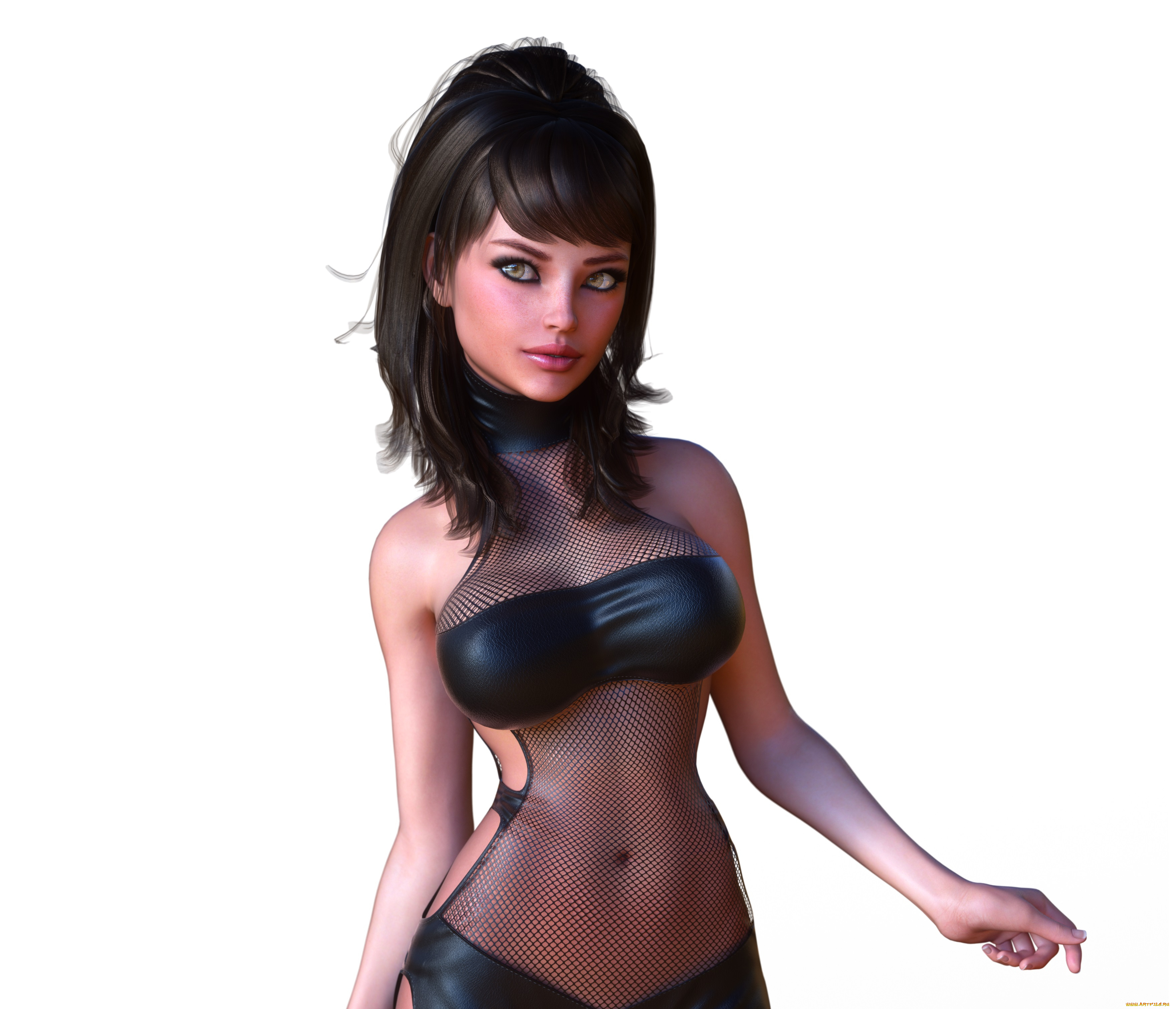 3д, графика, люди, , people, фон, взгляд, девушка