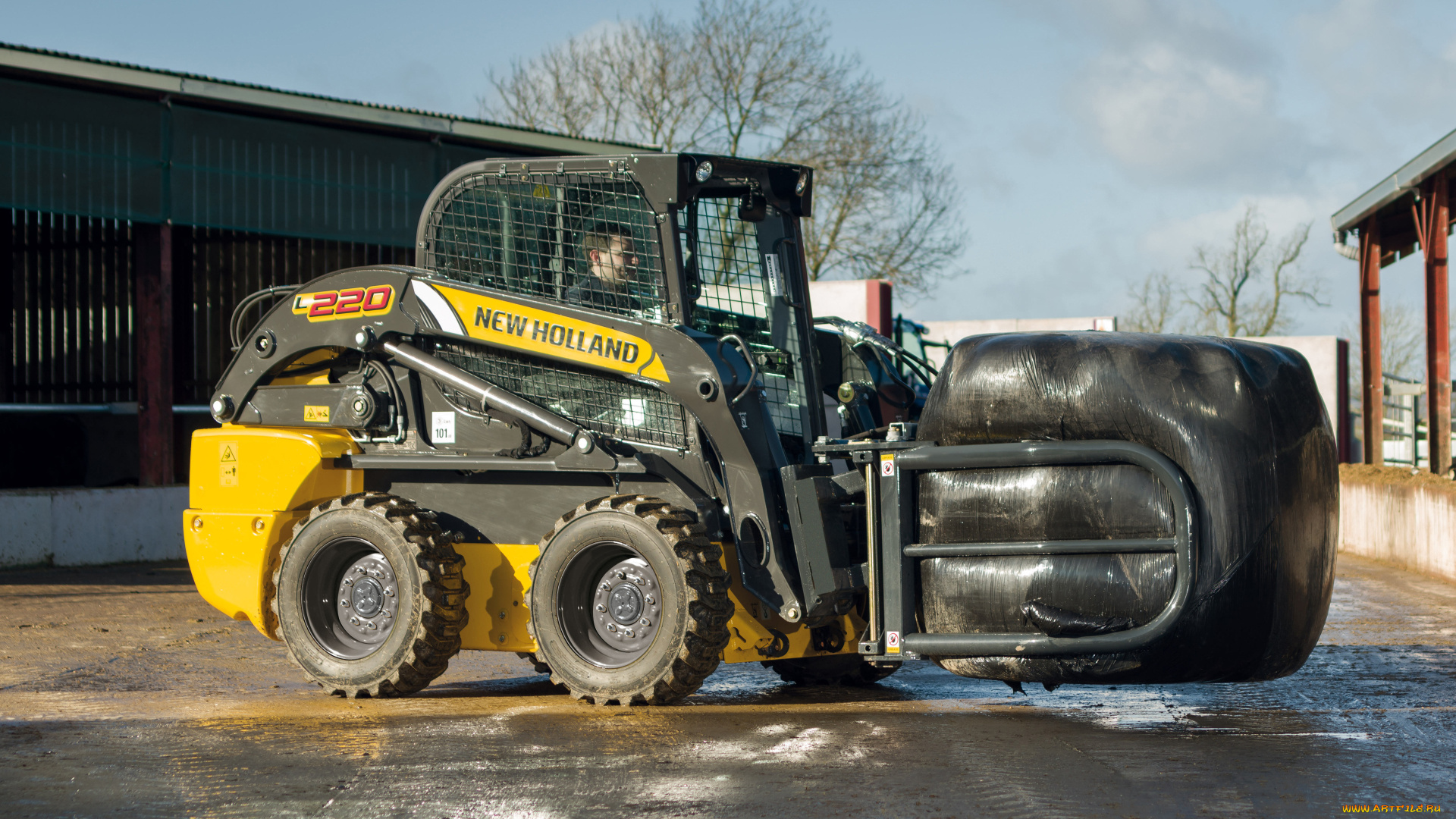 техника, фронтальные, погрузчики, new, holland