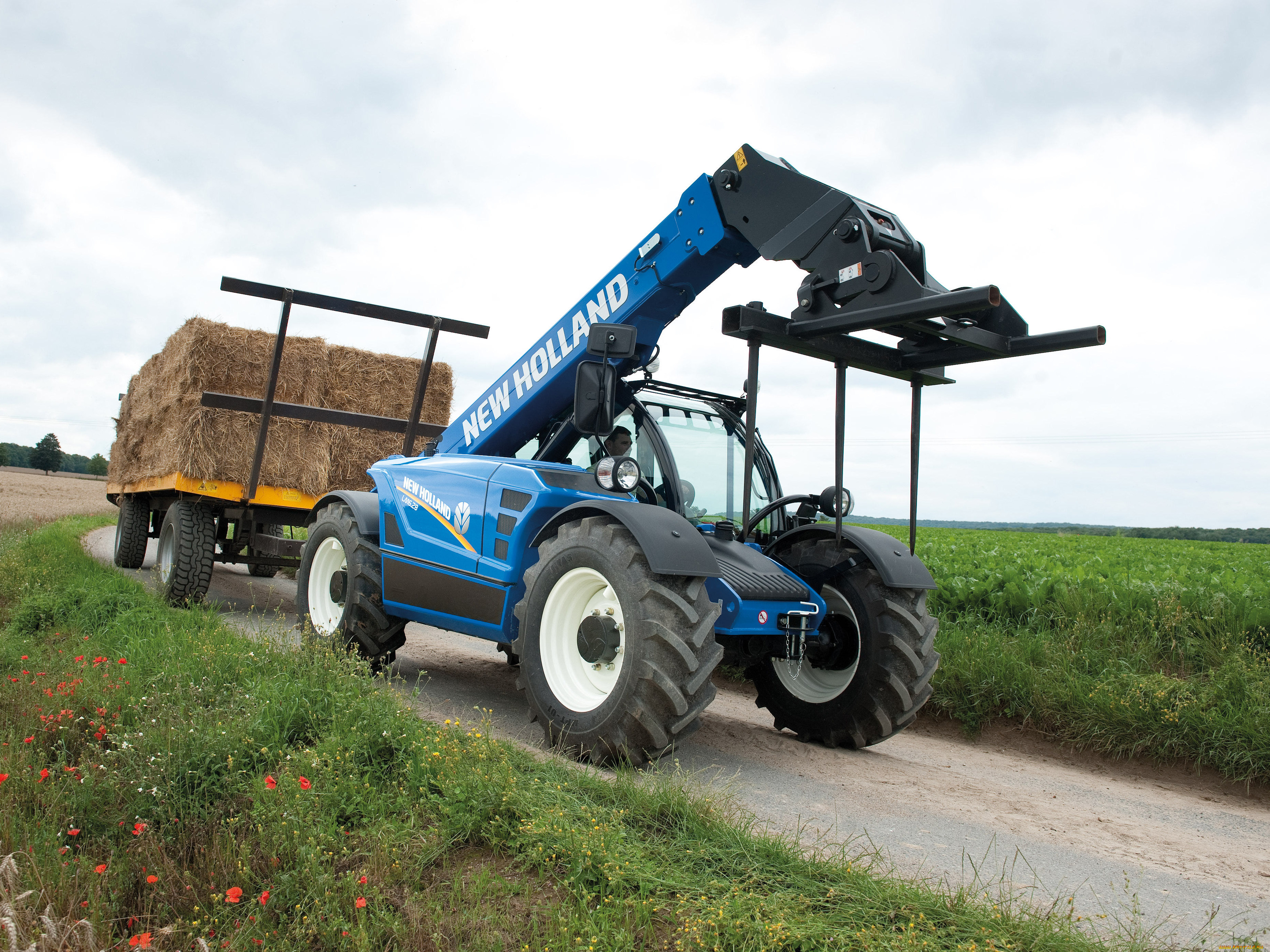 техника, фронтальные, погрузчики, new, holland