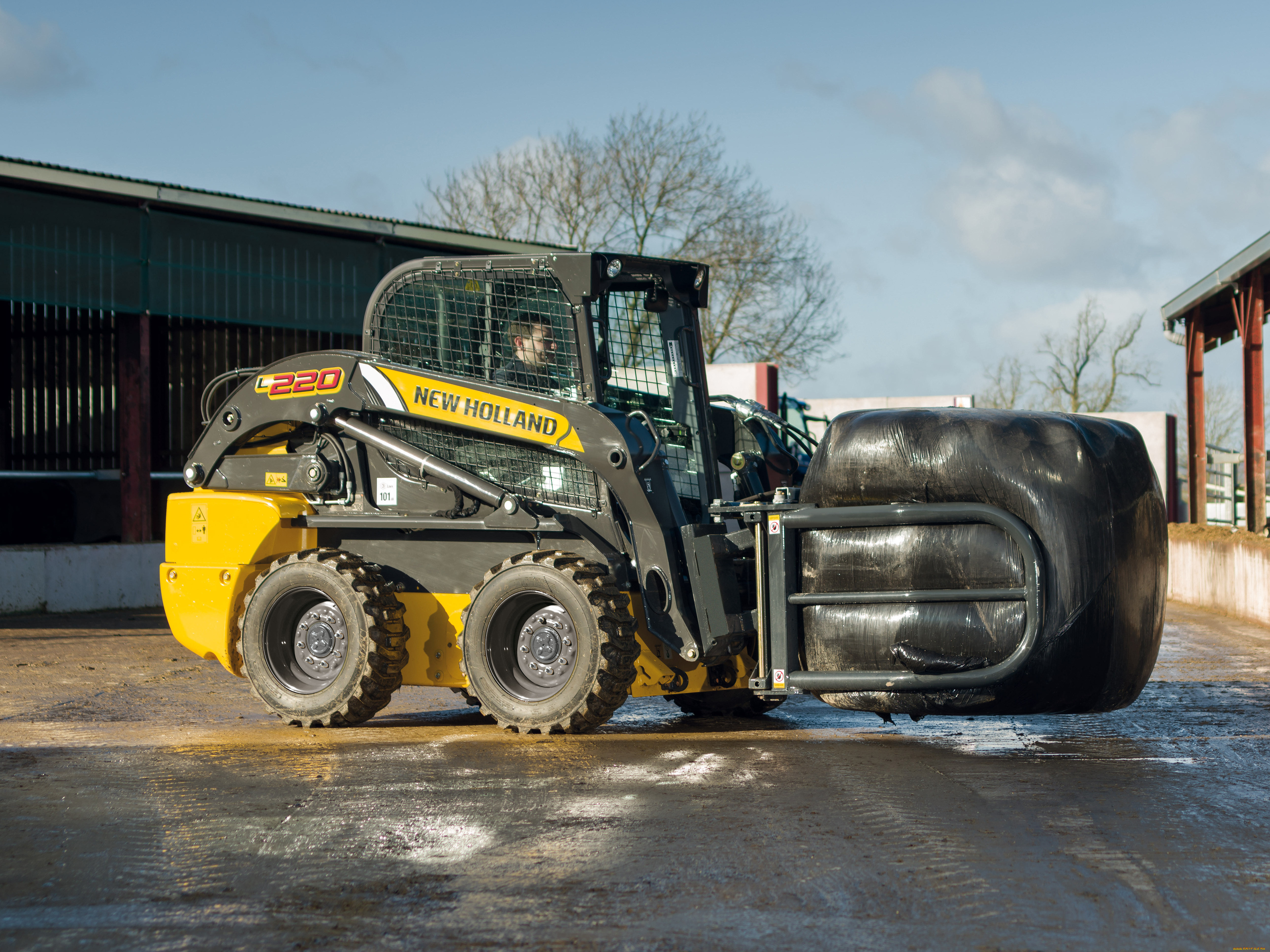 техника, фронтальные, погрузчики, new, holland