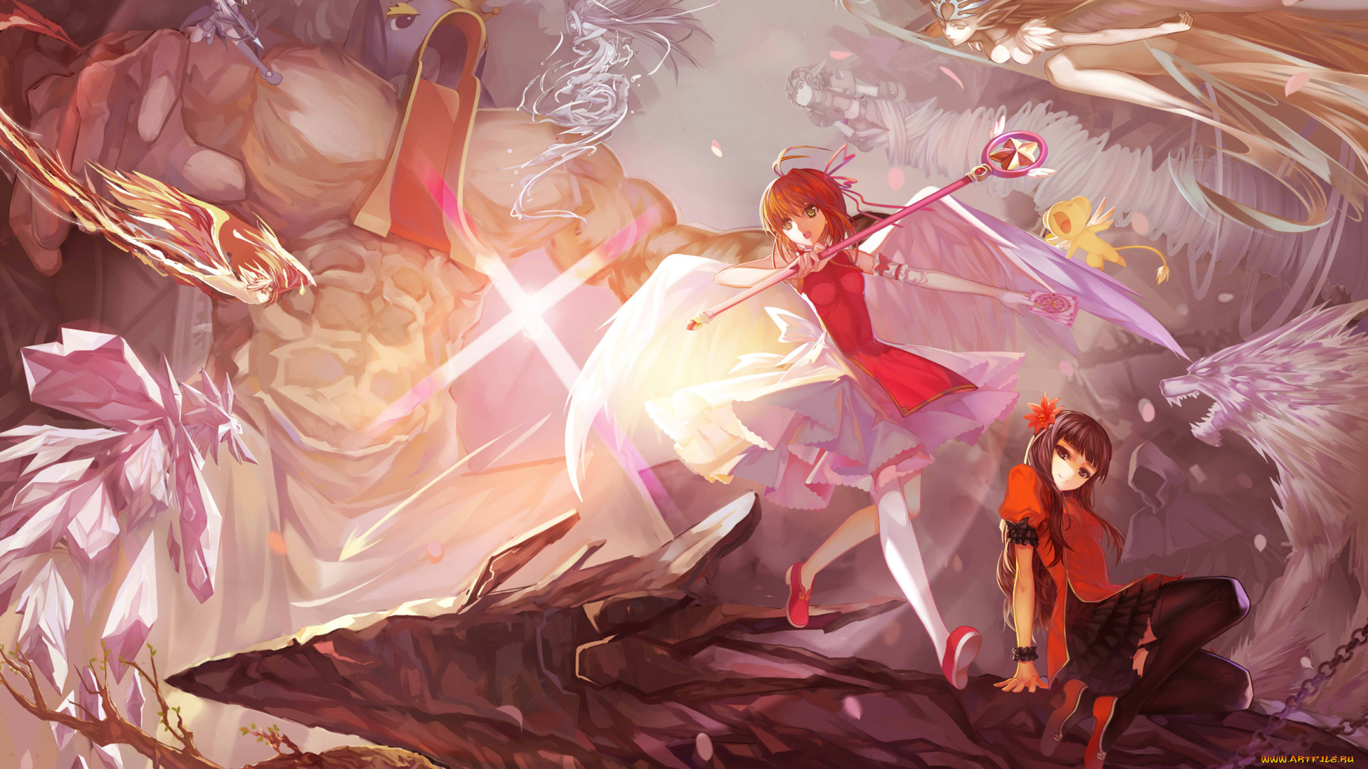 аниме, card, captor, sakura, сакура, собирательница, карт