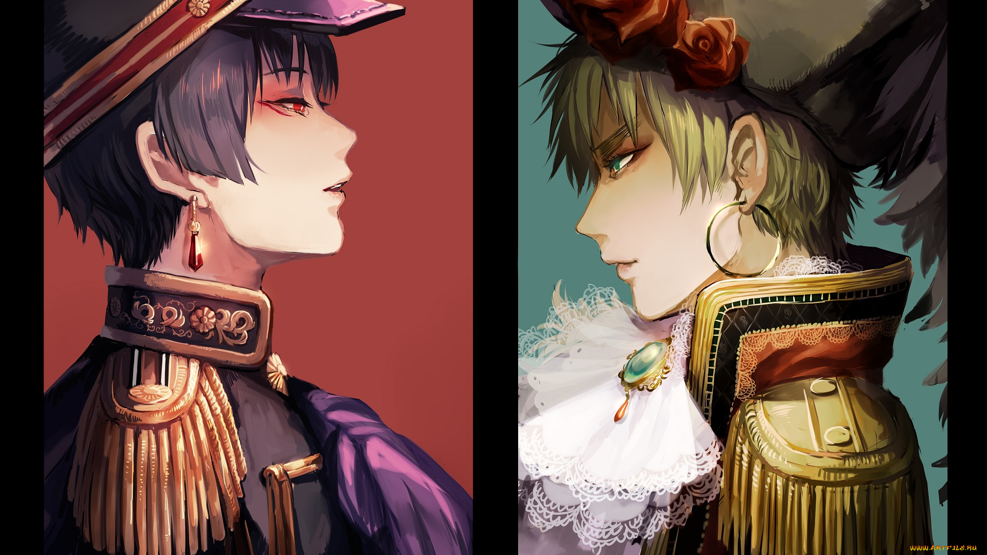 аниме, hetalia, , axis, powers, хеталия, и, страны, оси