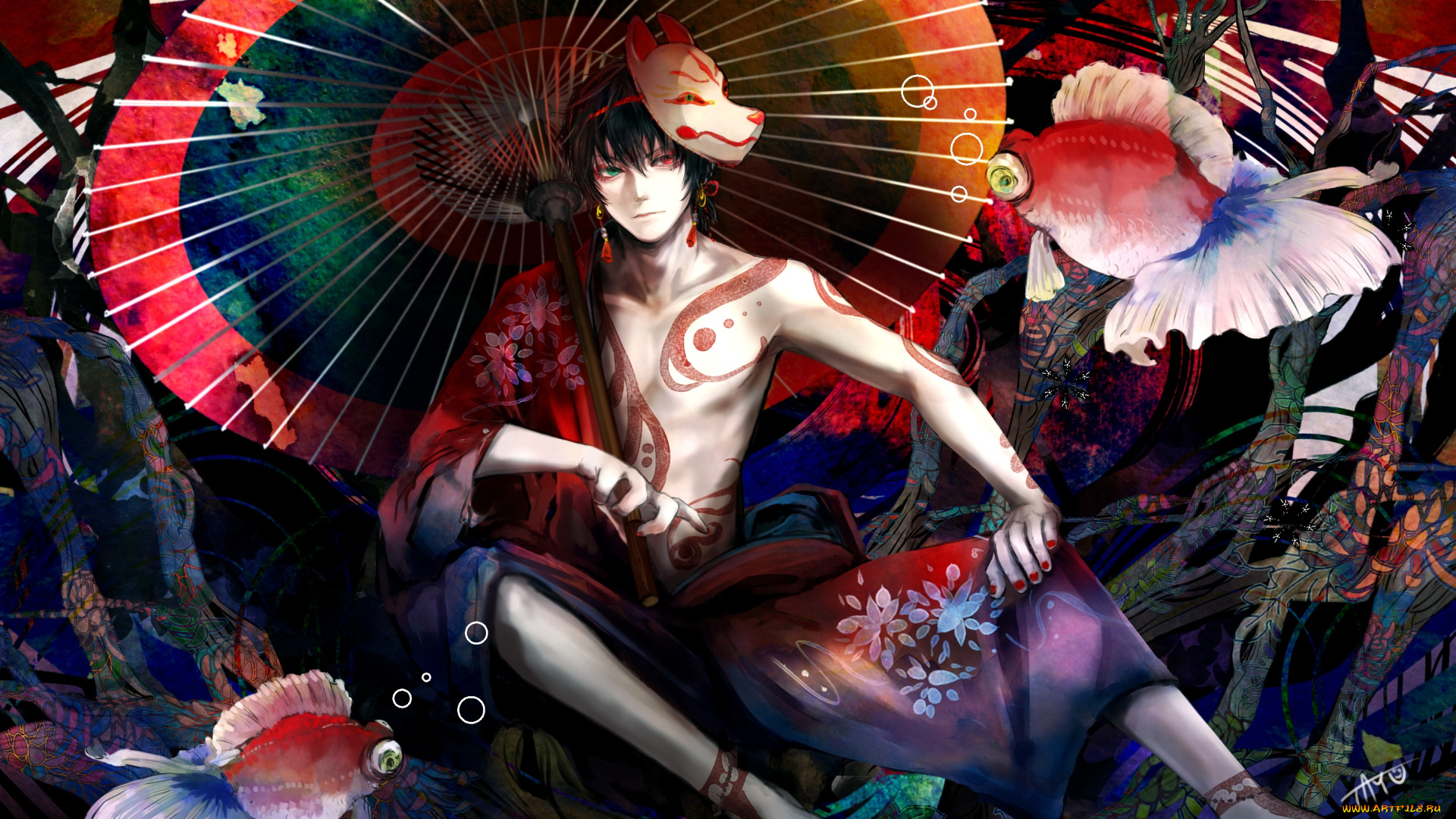 аниме, hypnosis, mic, hypnosis, mic