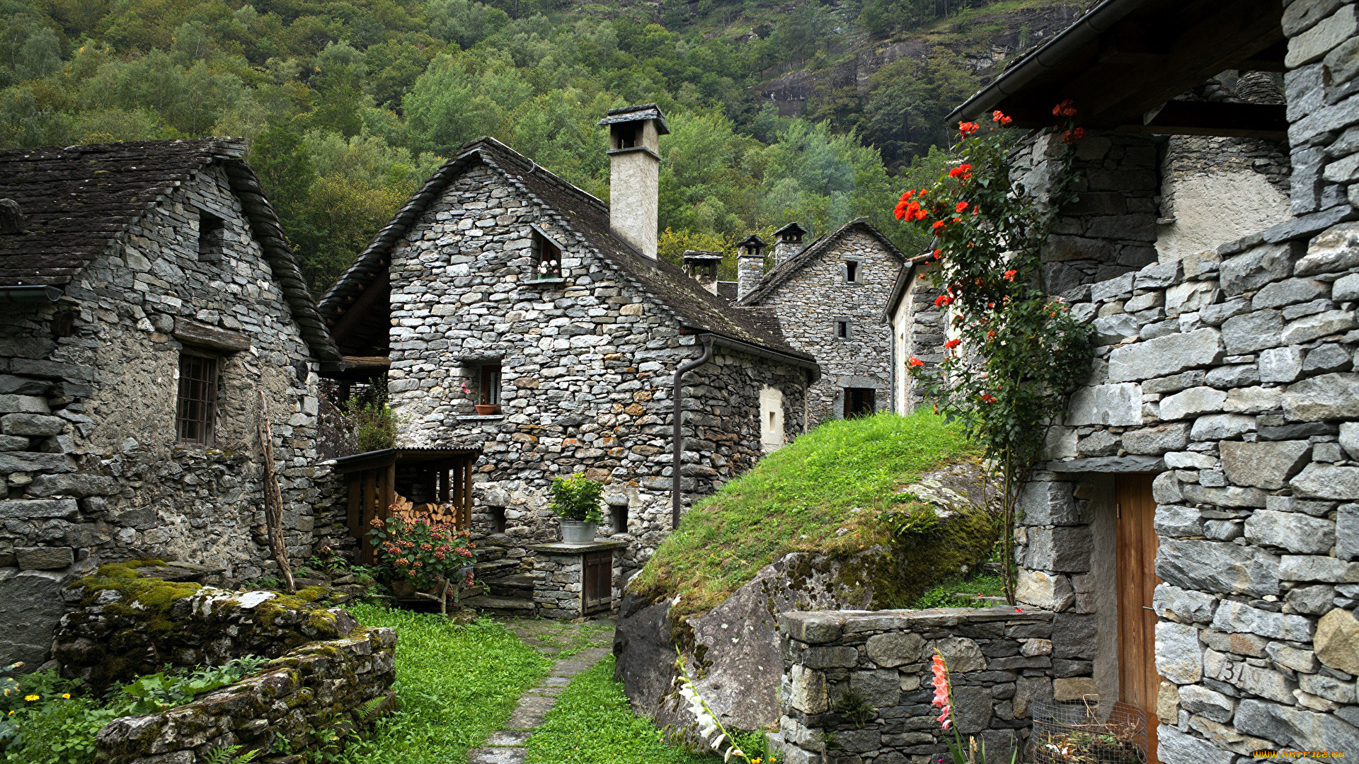 города, -, здания, , дома, каменные, дома