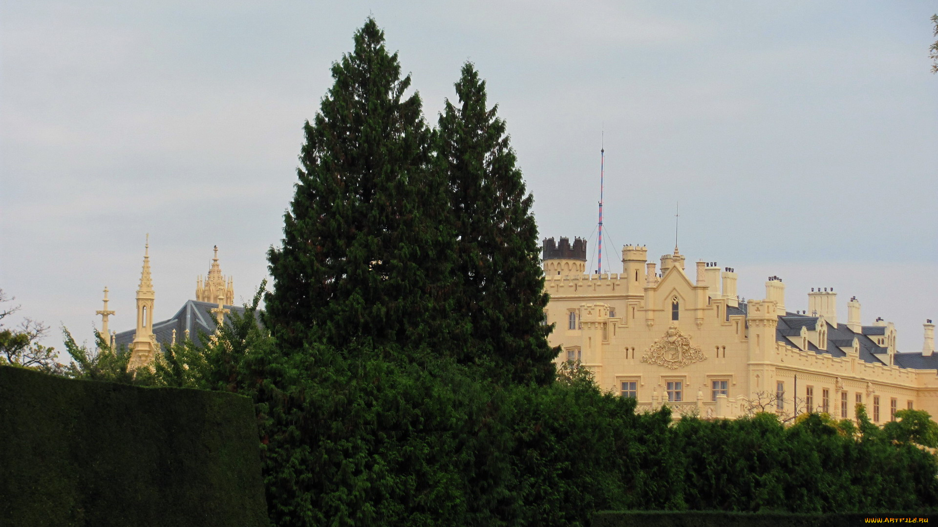 lednice, castle, города, замок, леднице, , чехия, lednice, castle