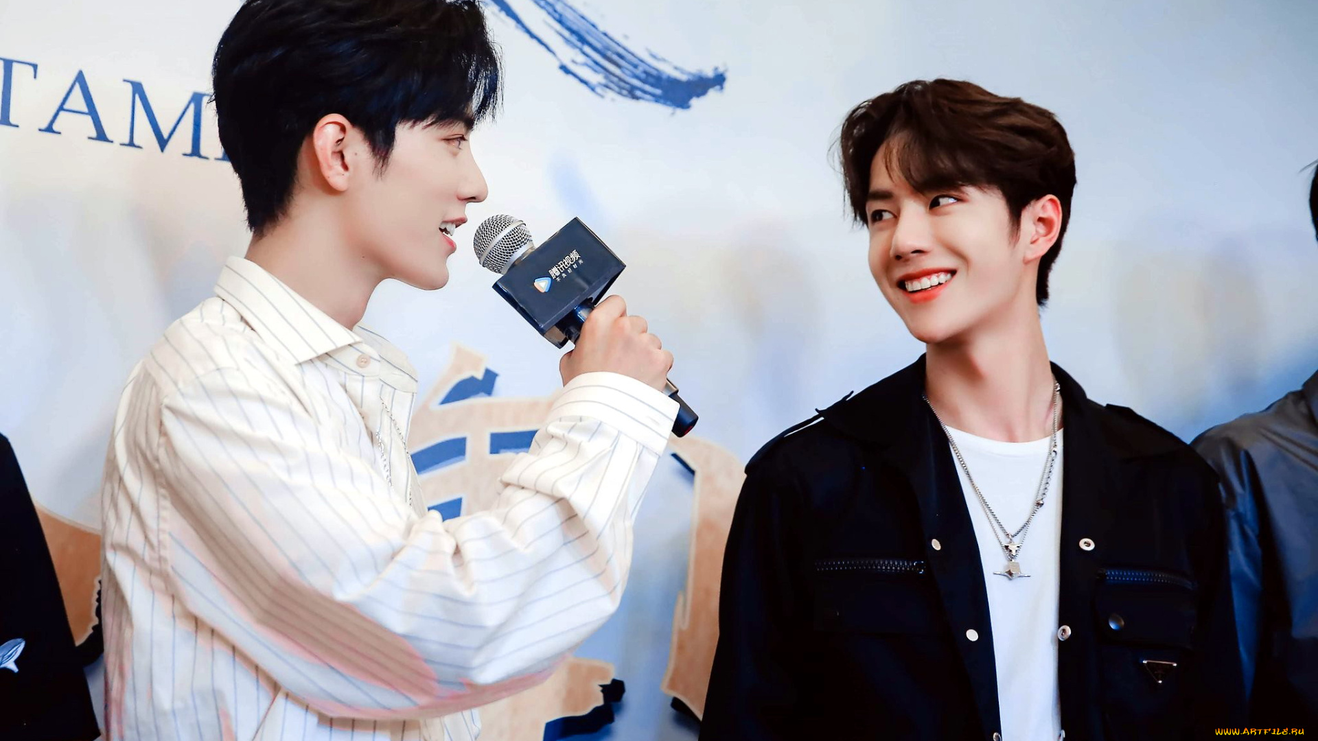 разное, знаменитости, ван, ибо, сяо, чжань, микрофон