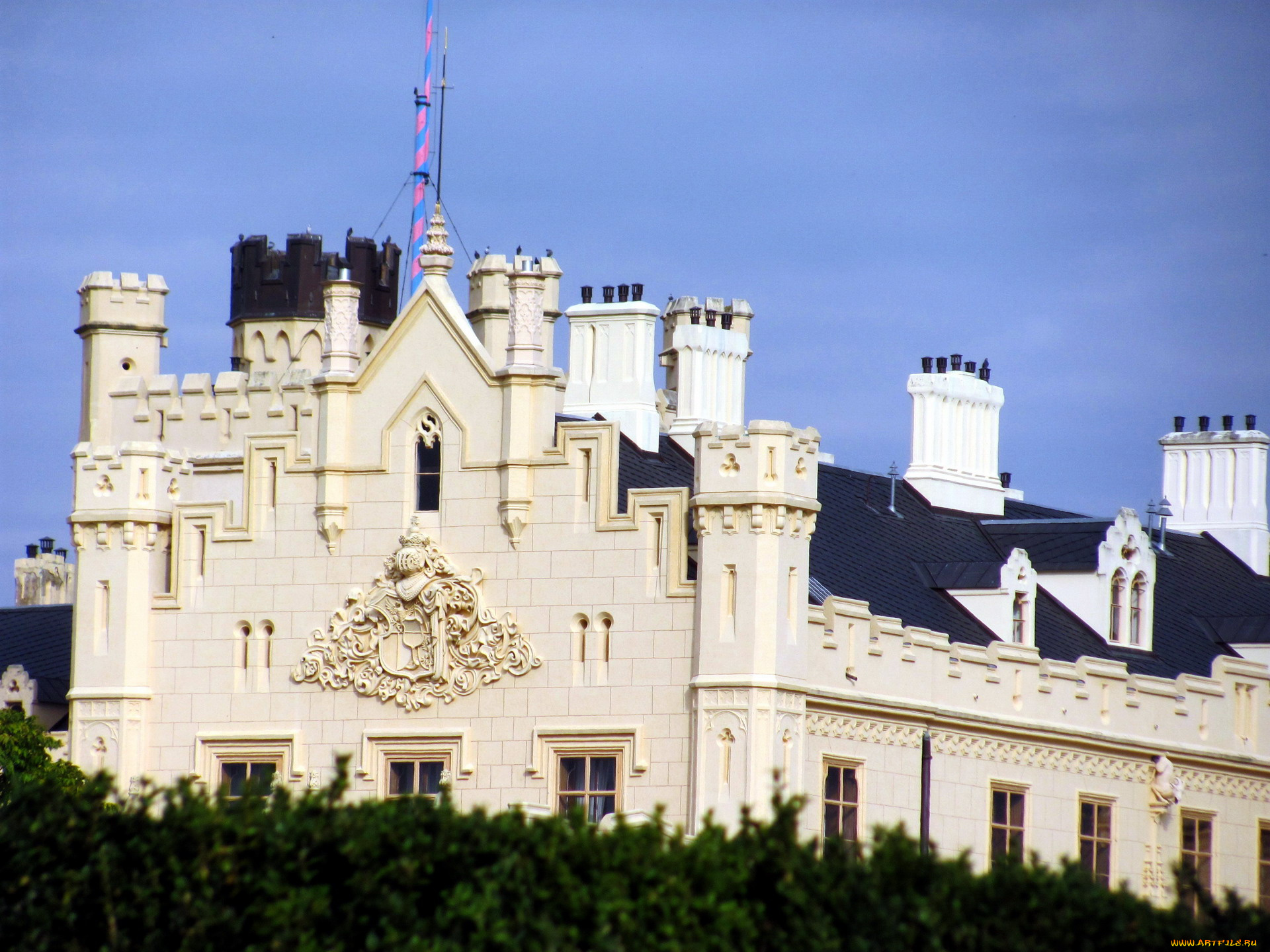 lednice, castle, города, замок, леднице, , чехия, lednice, castle