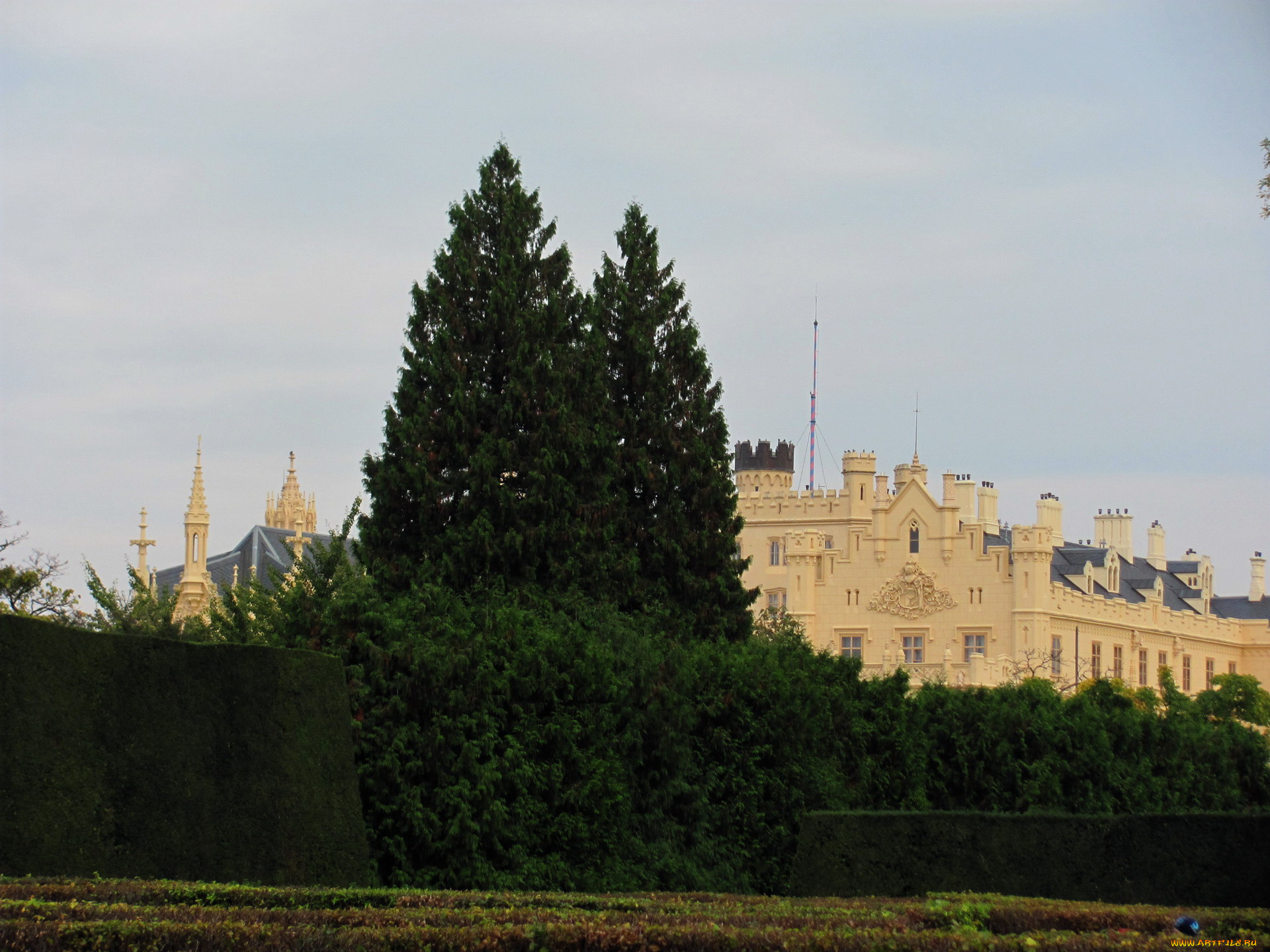 lednice, castle, города, замок, леднице, , чехия, lednice, castle